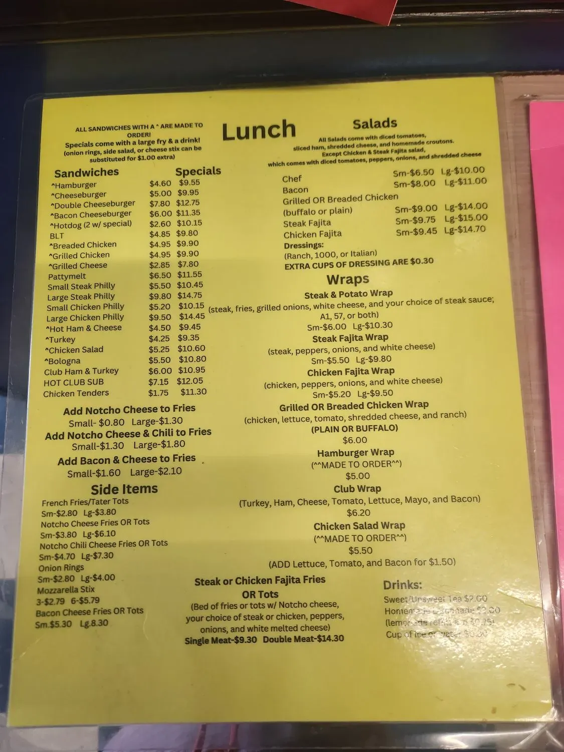 Menu 3