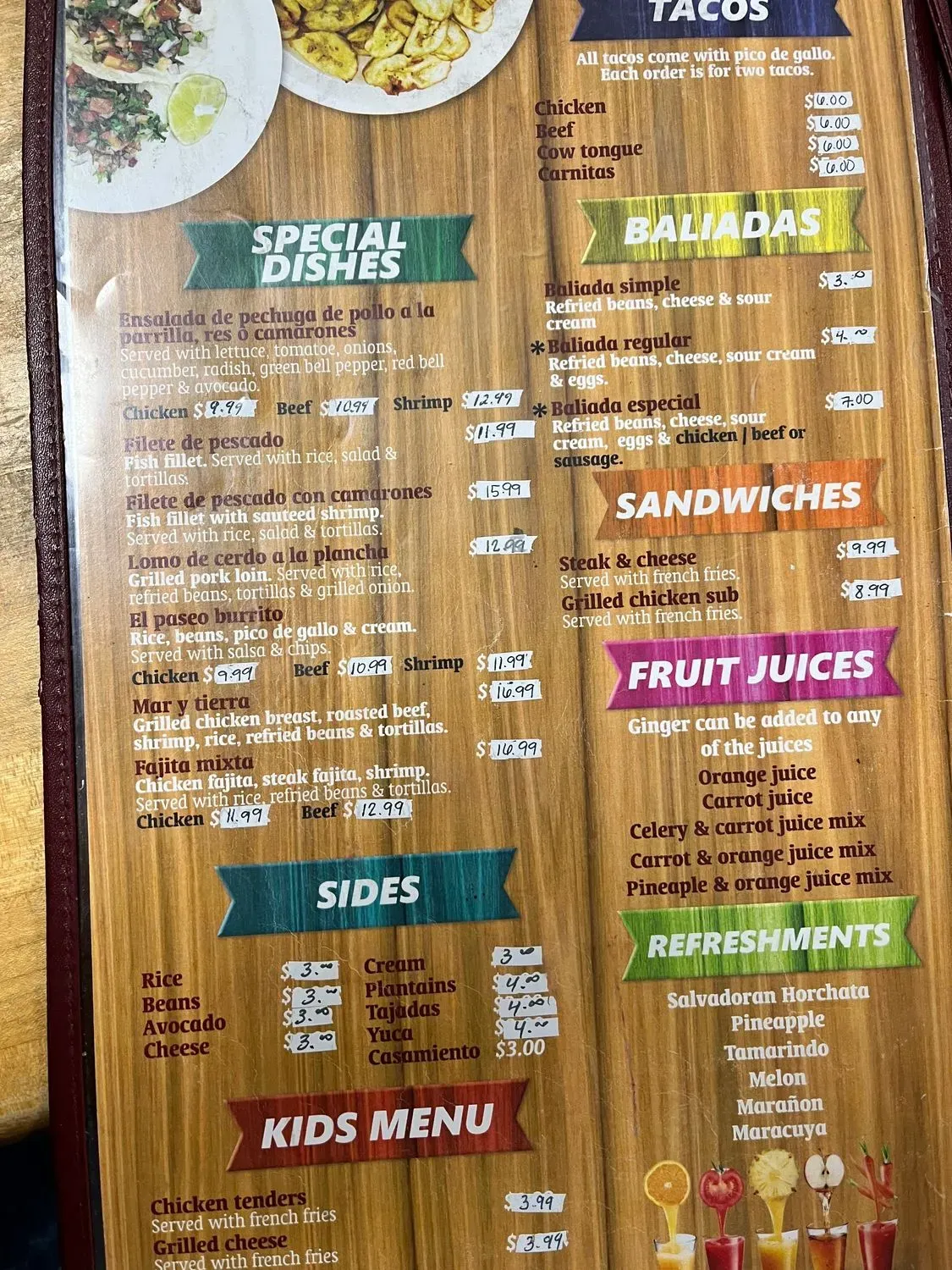 Menu 5