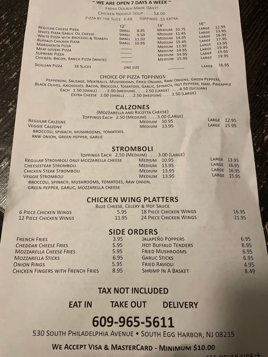 Menu 3