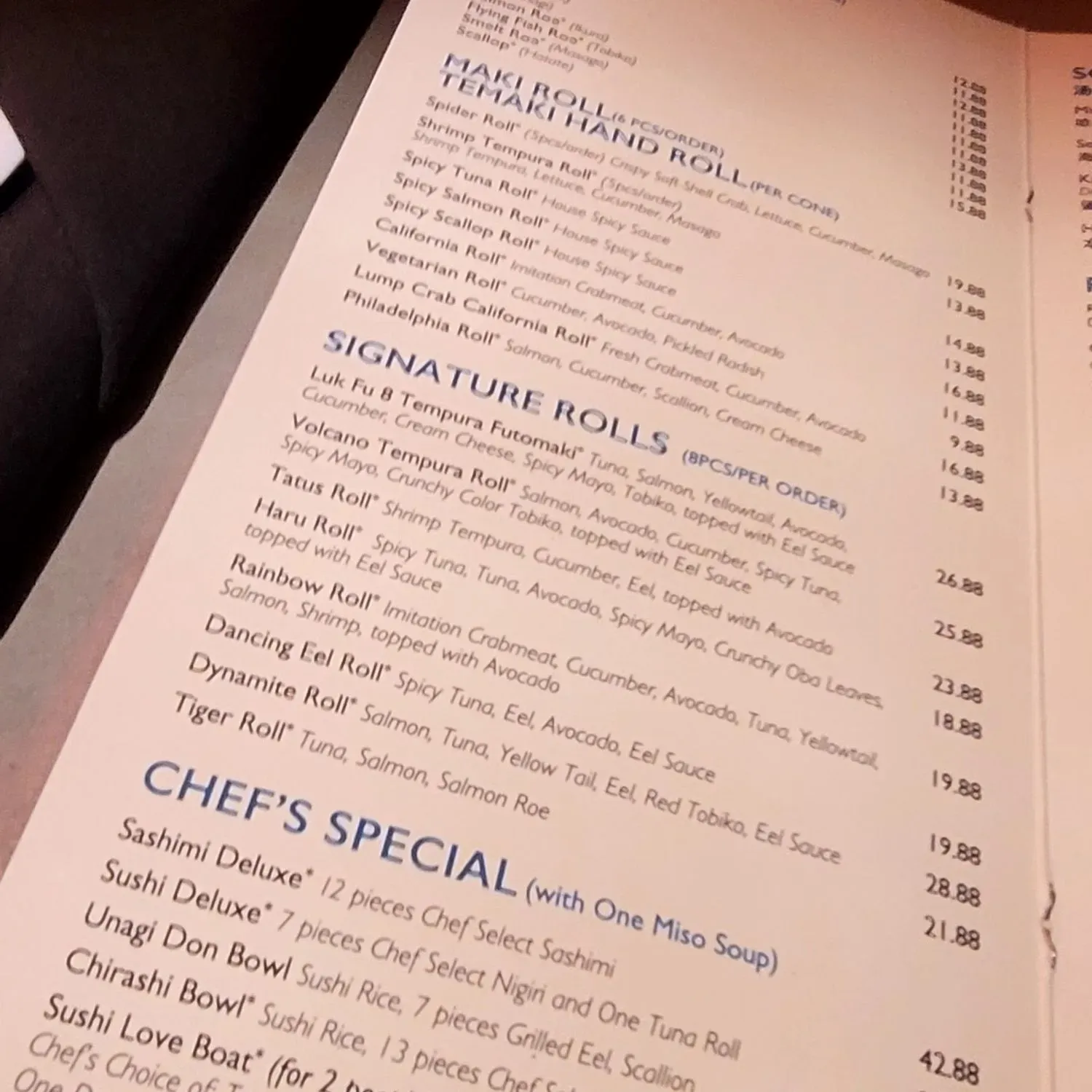 Menu 3