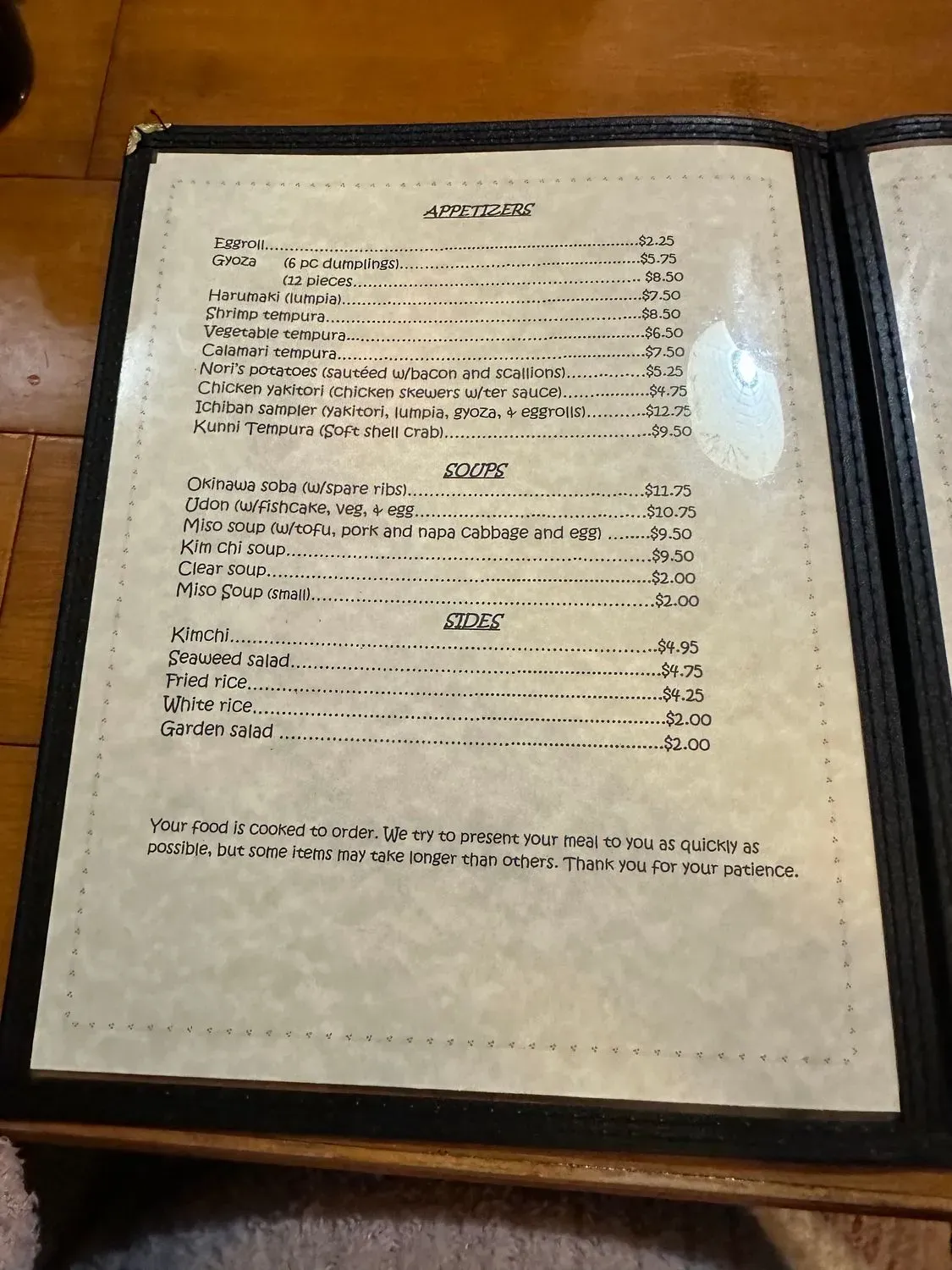 Menu 4