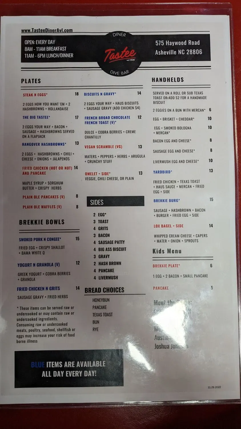 Menu 6