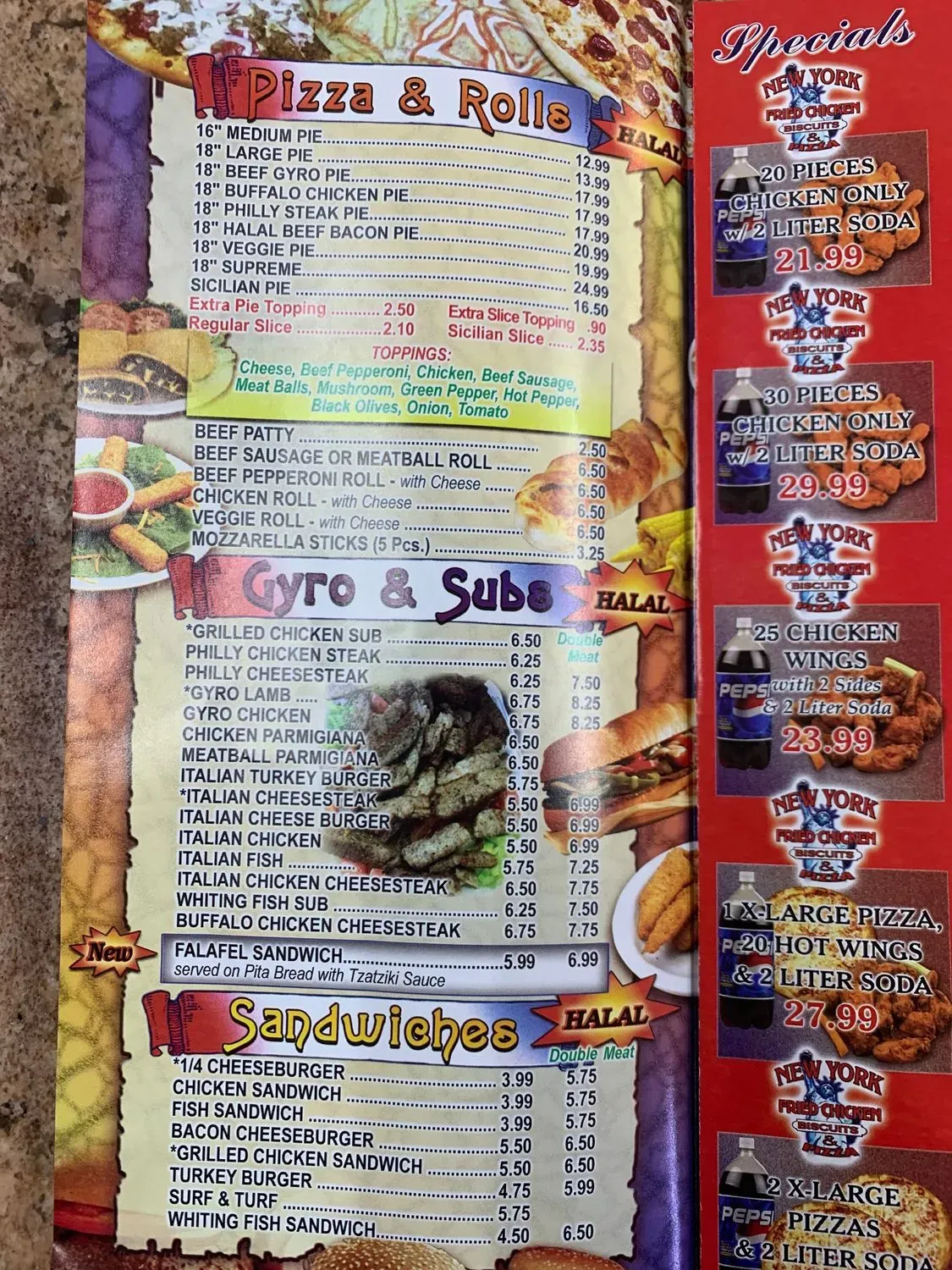 Menu 4