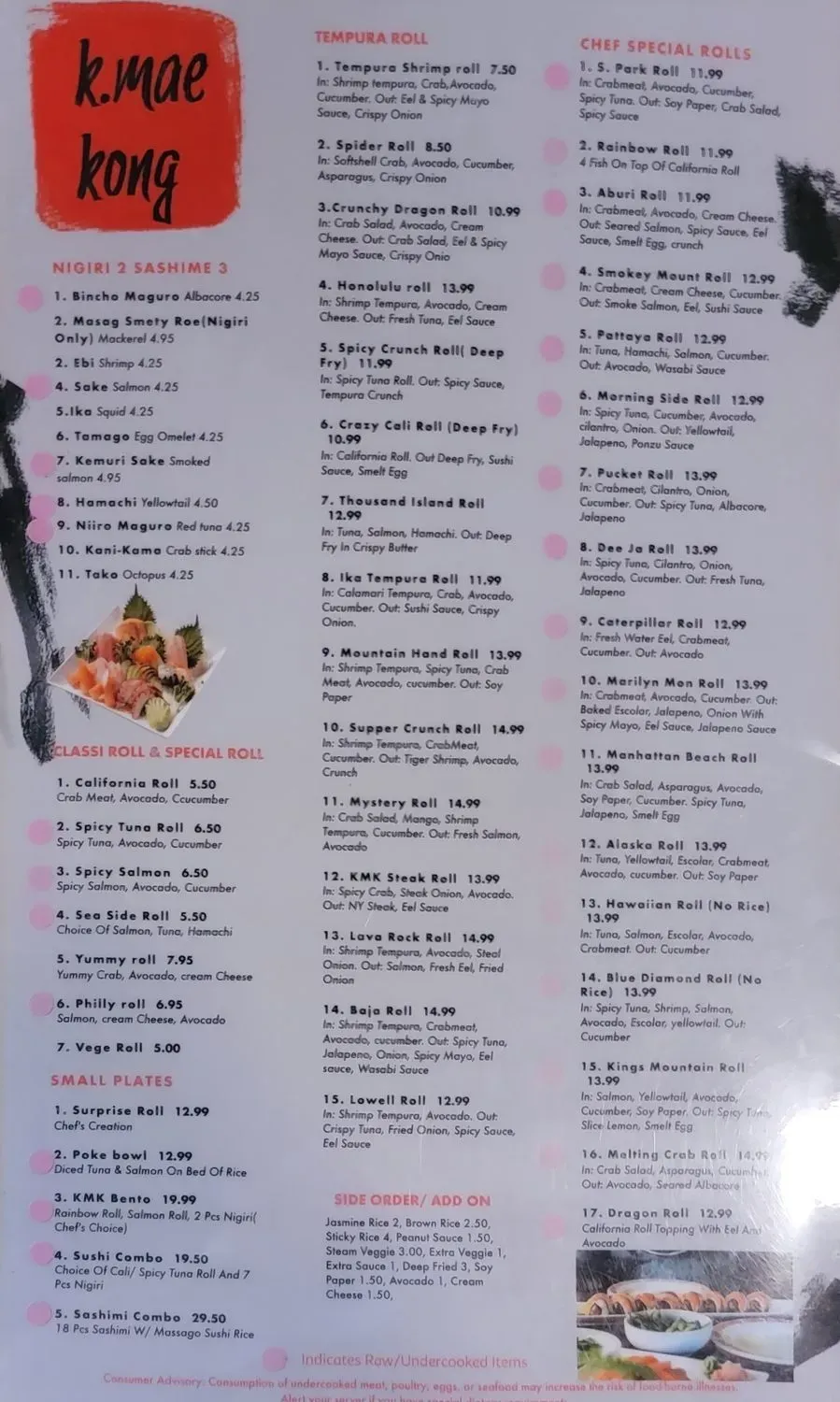 Menu 4