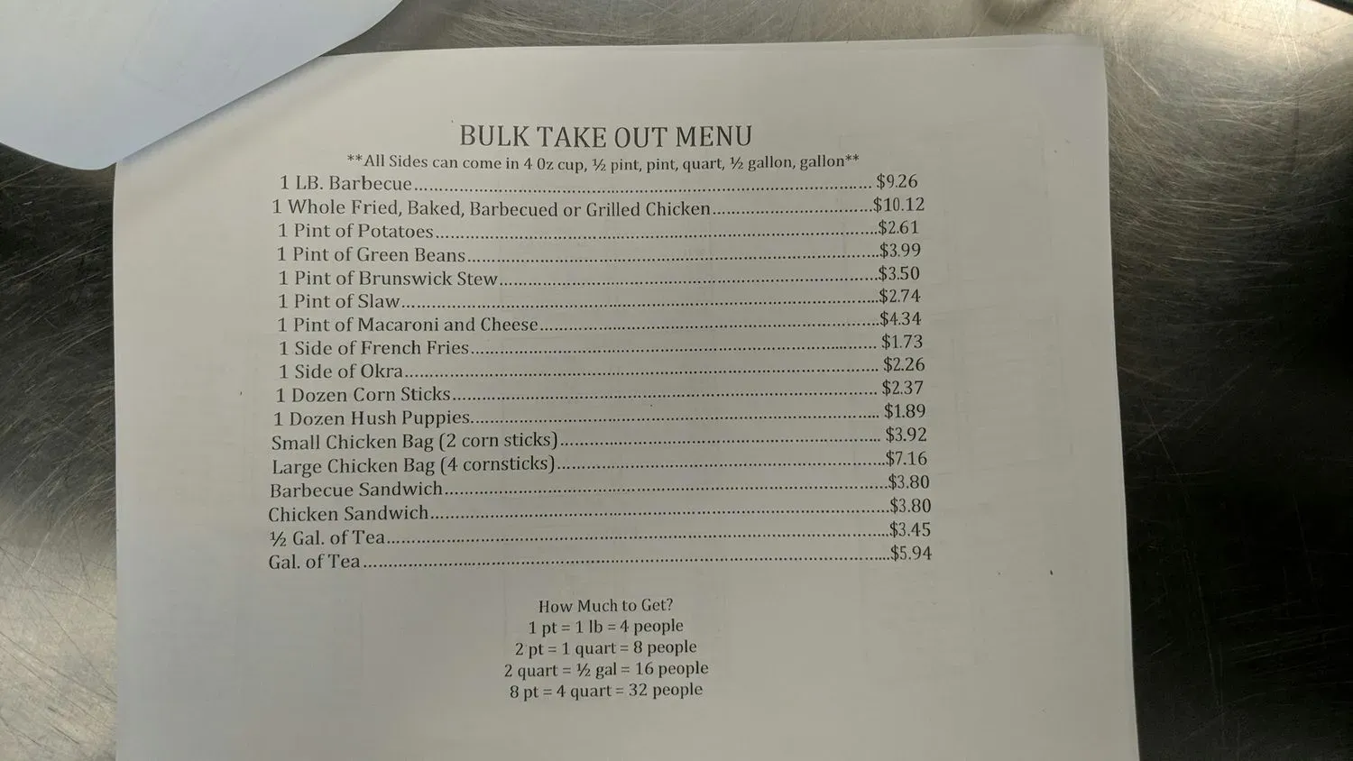 Menu 4