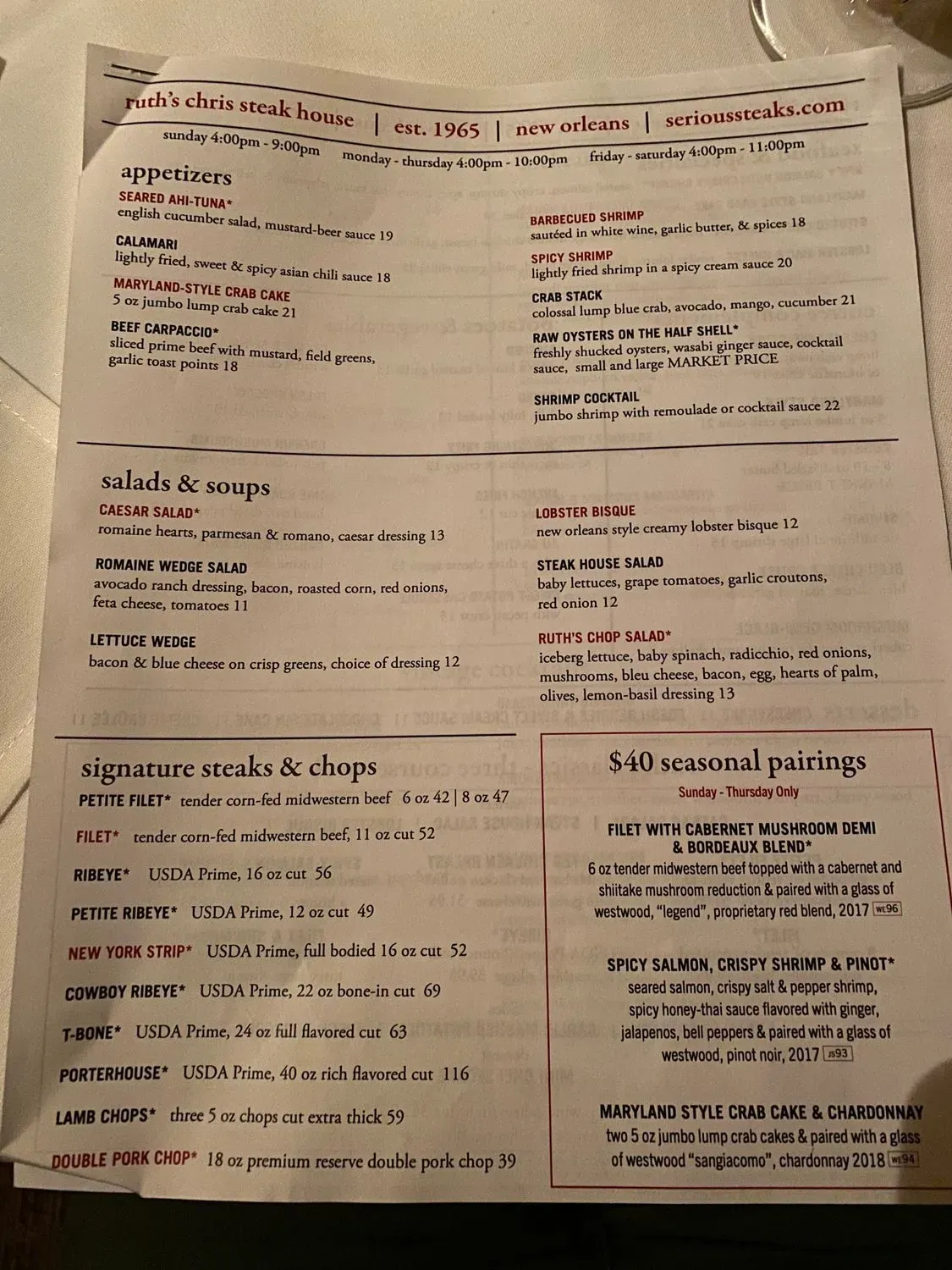 Menu 4