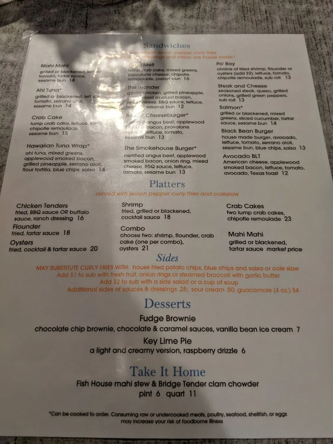 Menu 4