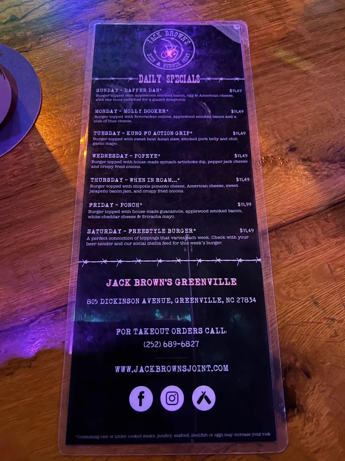 Menu 3