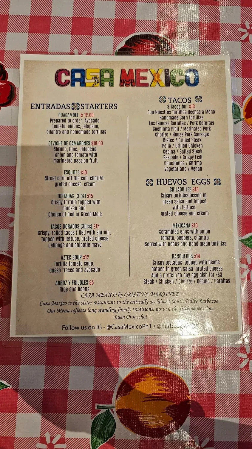 Menu 5