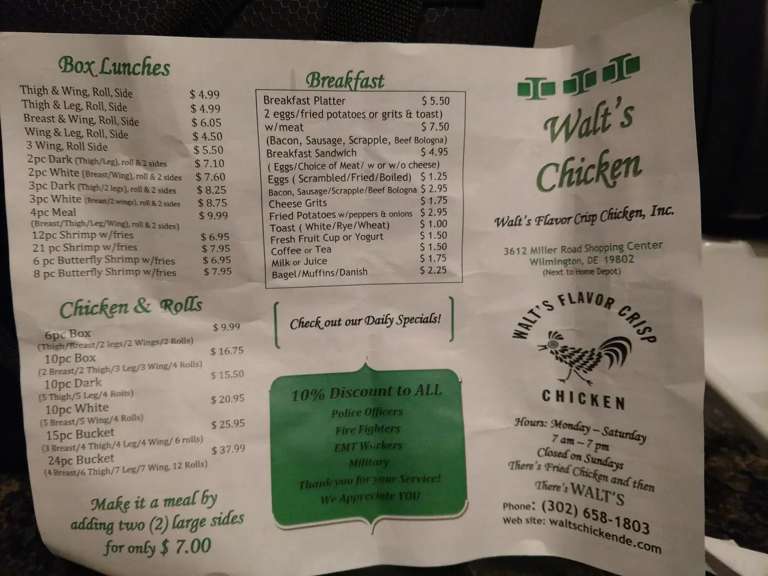 Menu 4