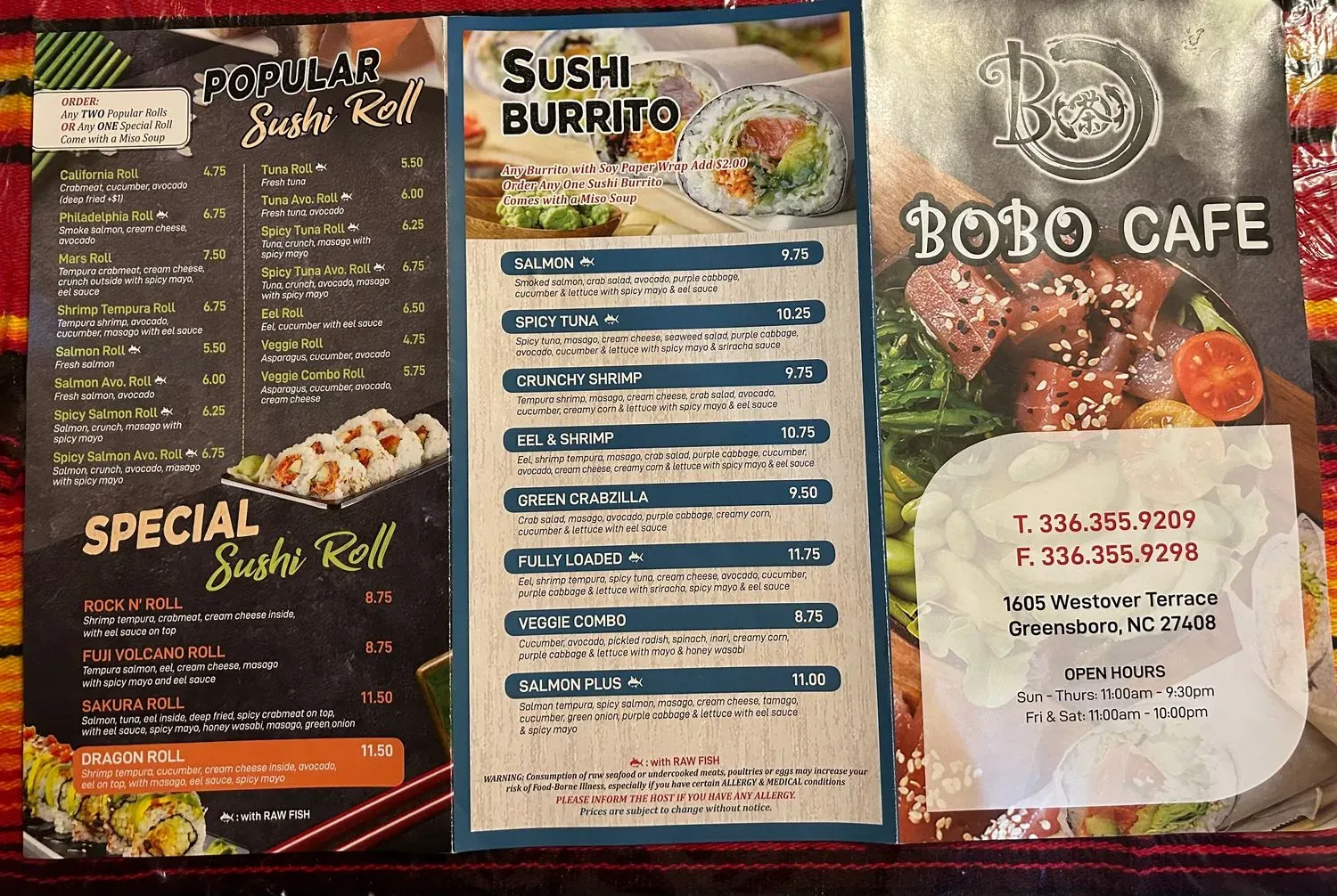 Menu 6