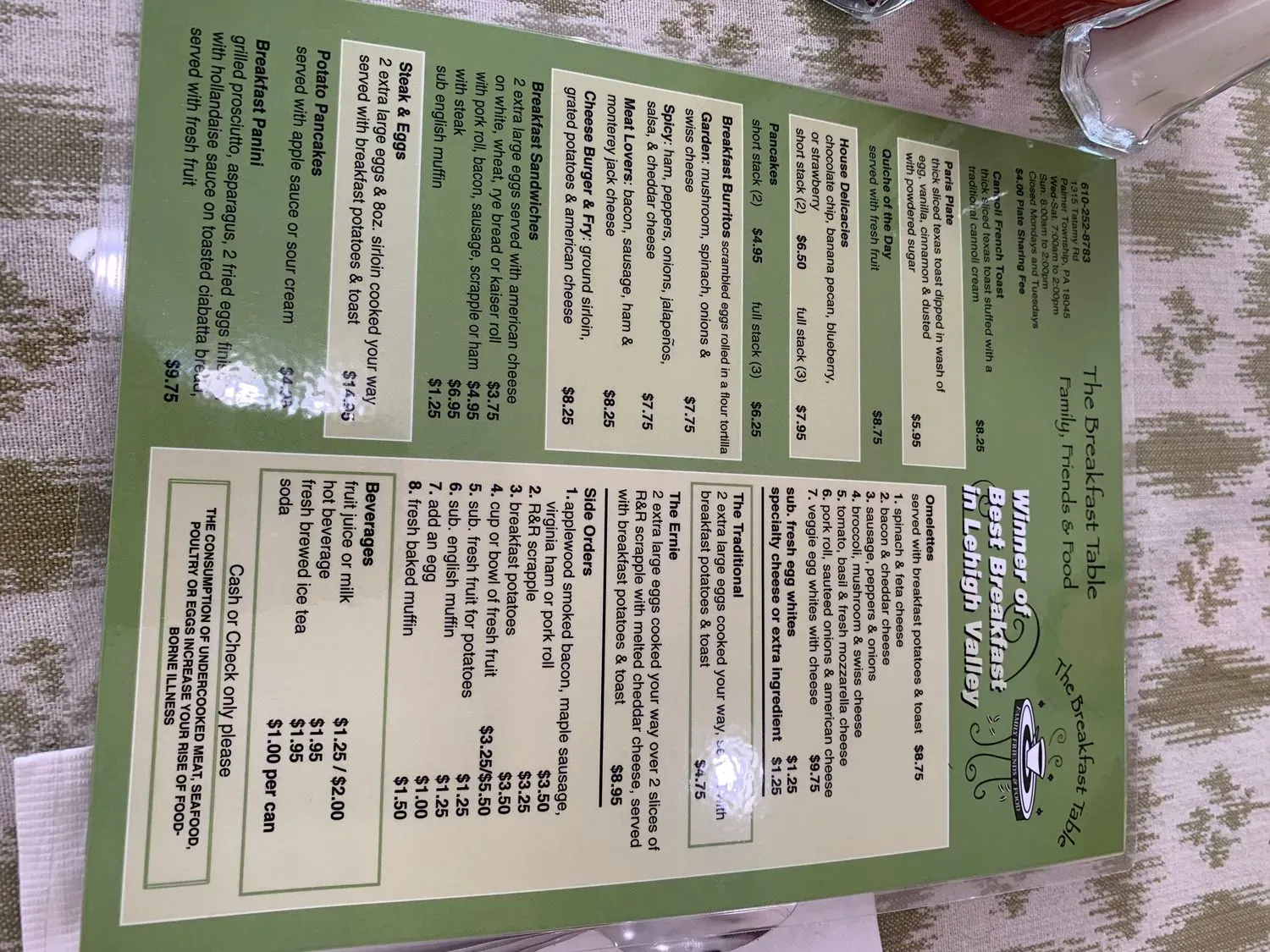 Menu 6