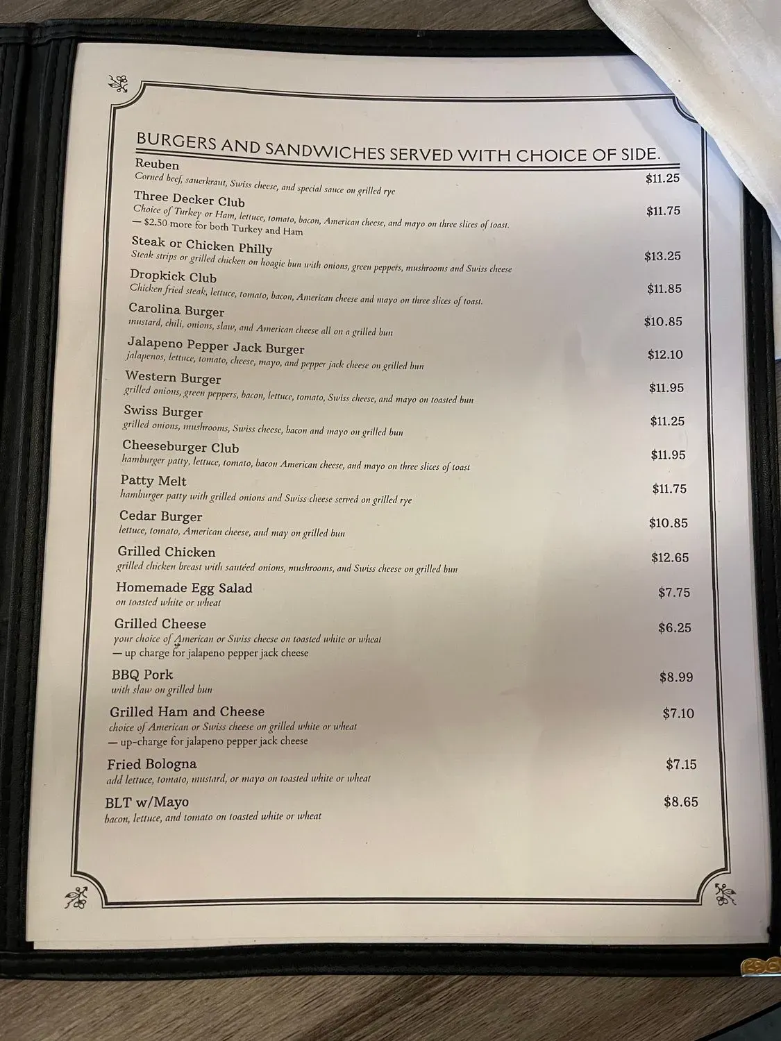 Menu 4