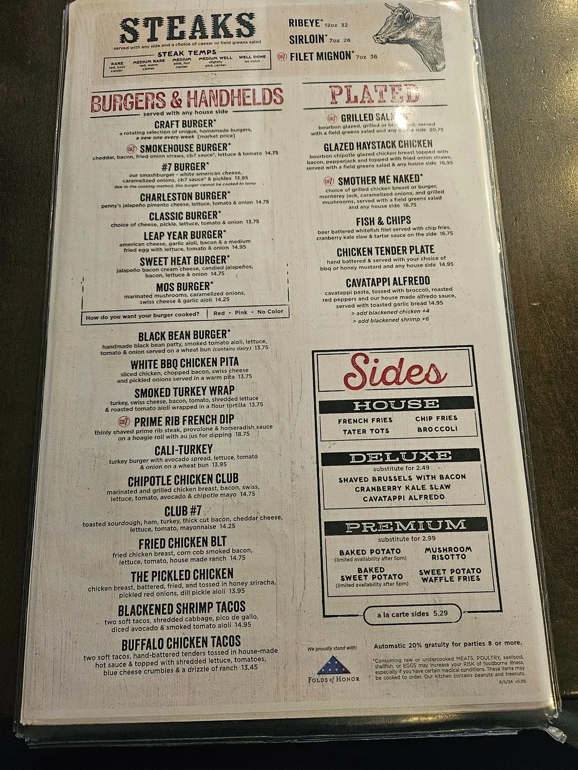 Menu 4