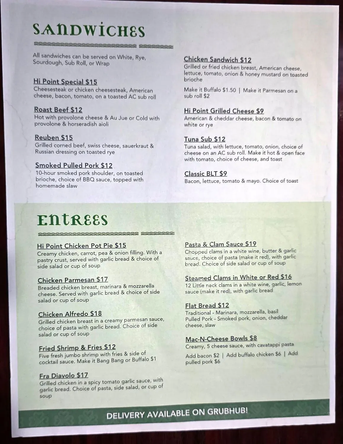 Menu 2