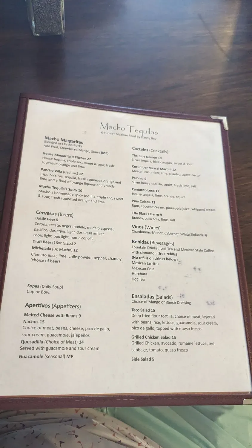 Menu 4