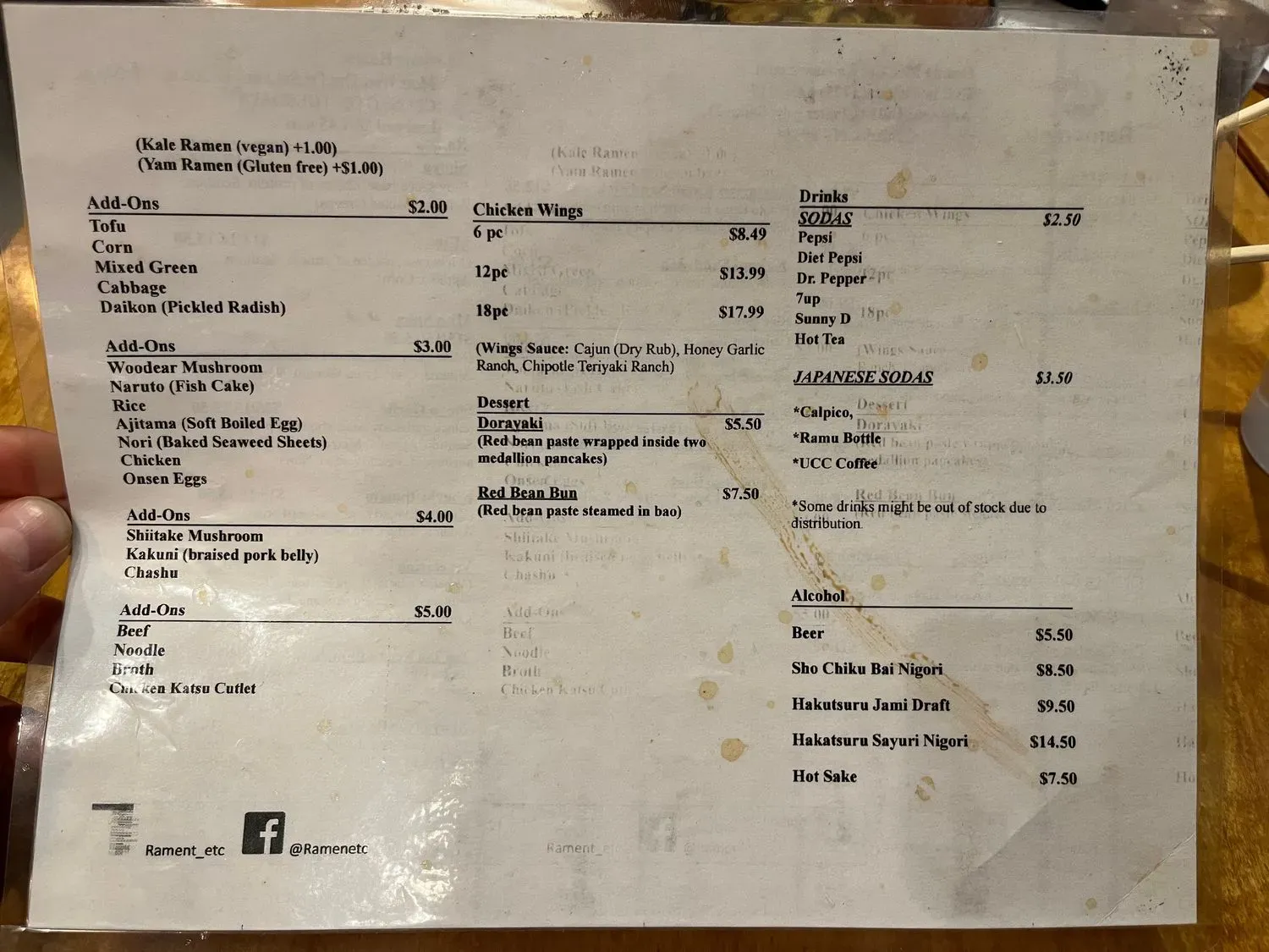 Menu 4