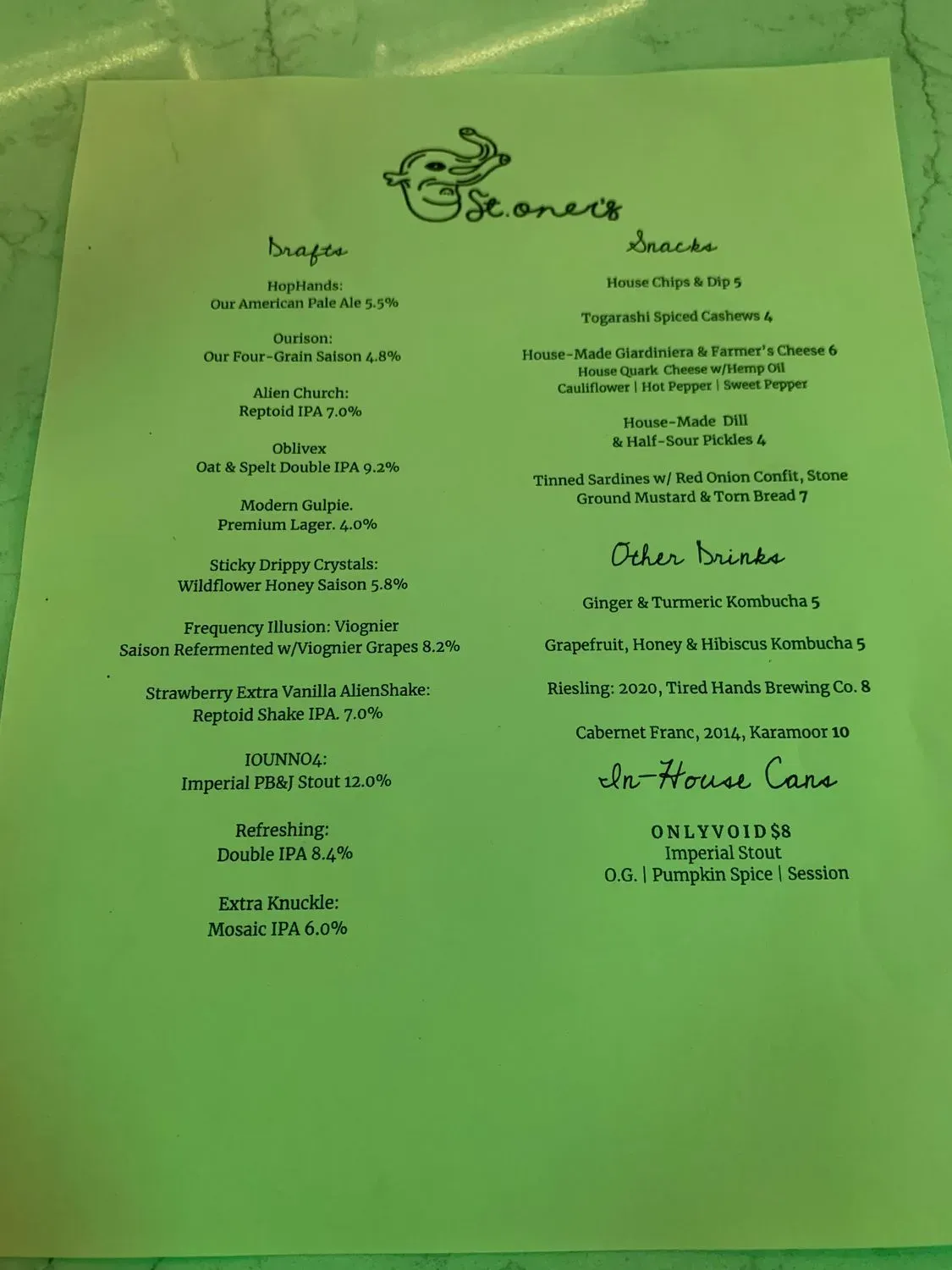 Menu 4