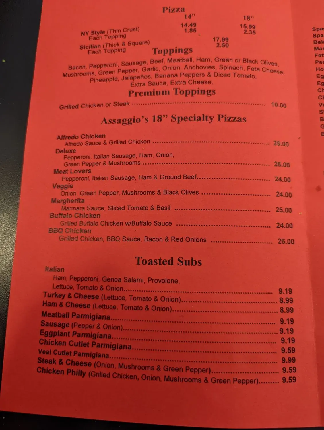 Menu 3