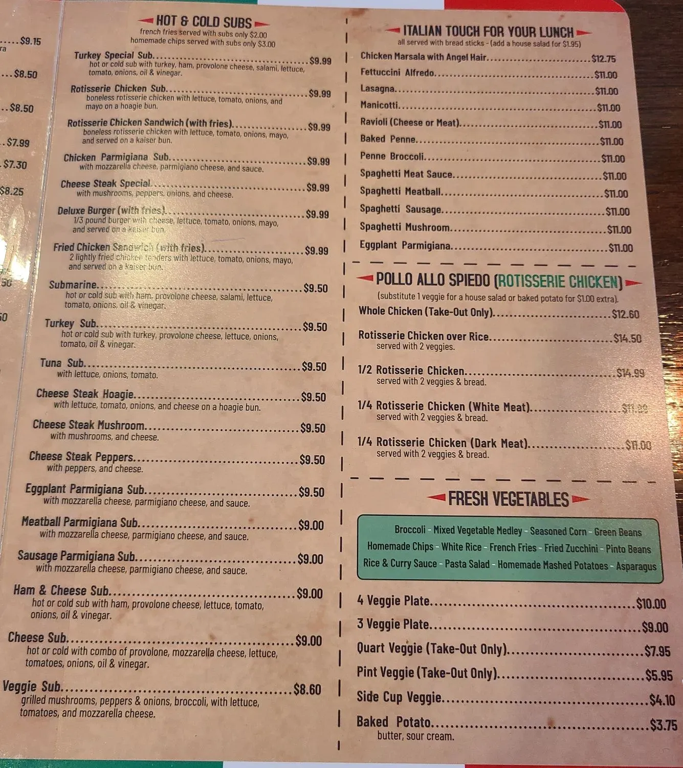 Menu 3