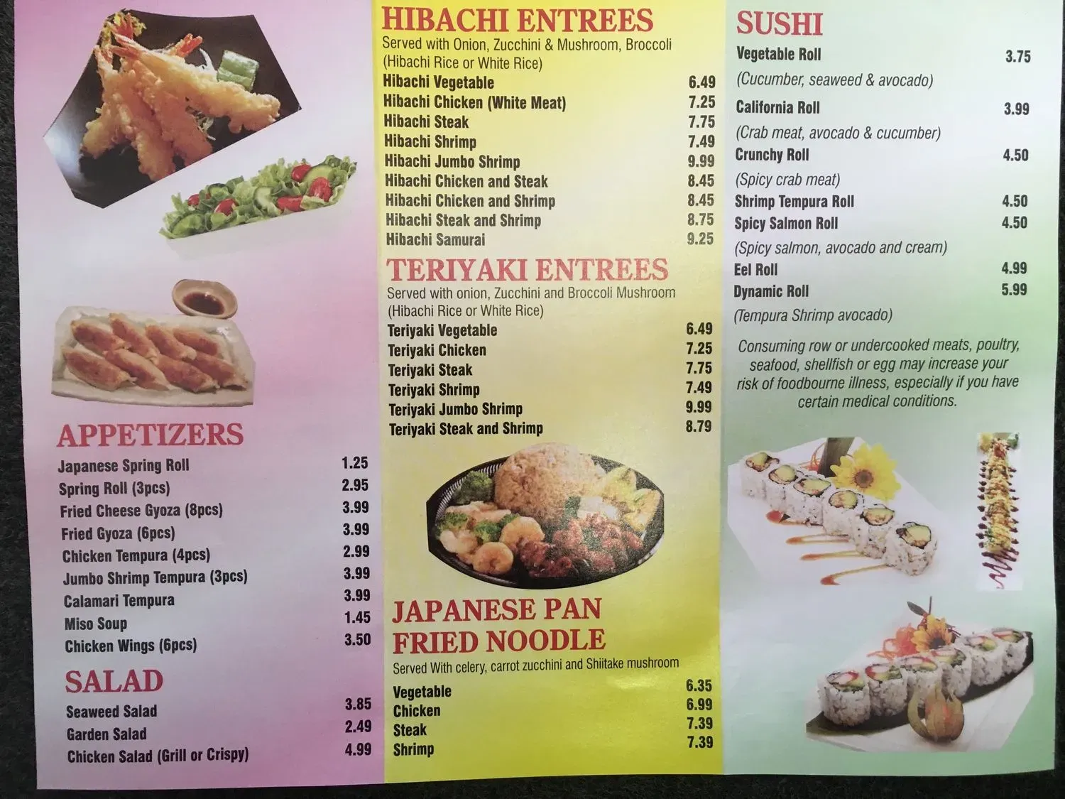 Menu 2