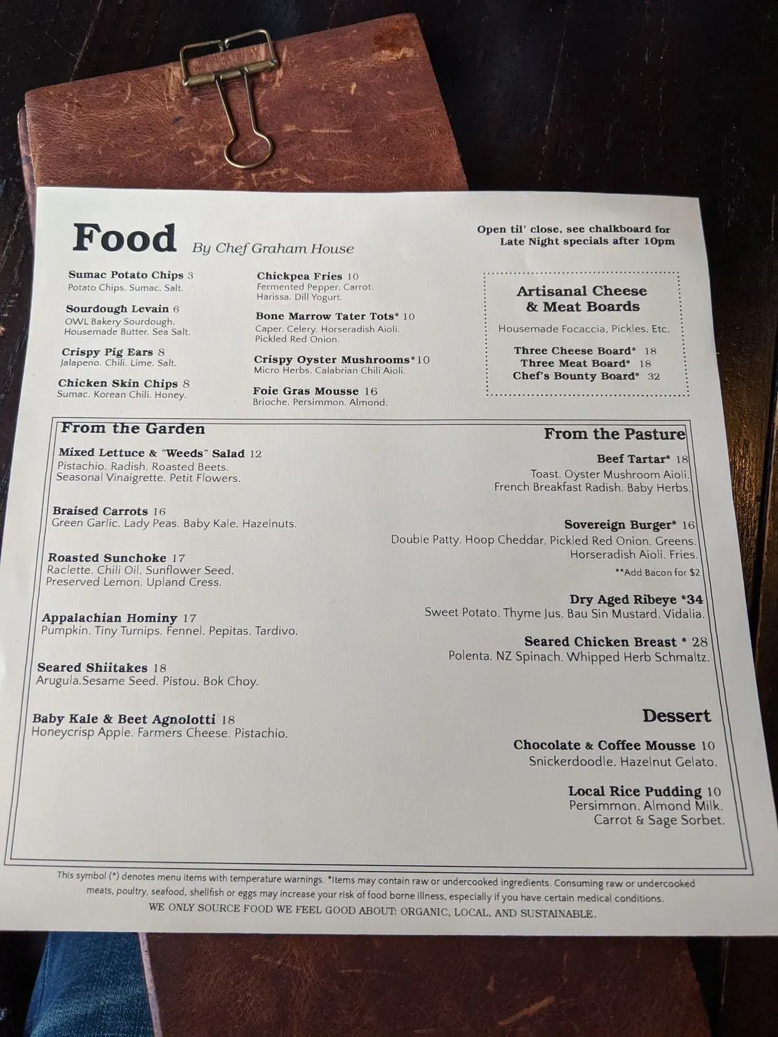 Menu 6