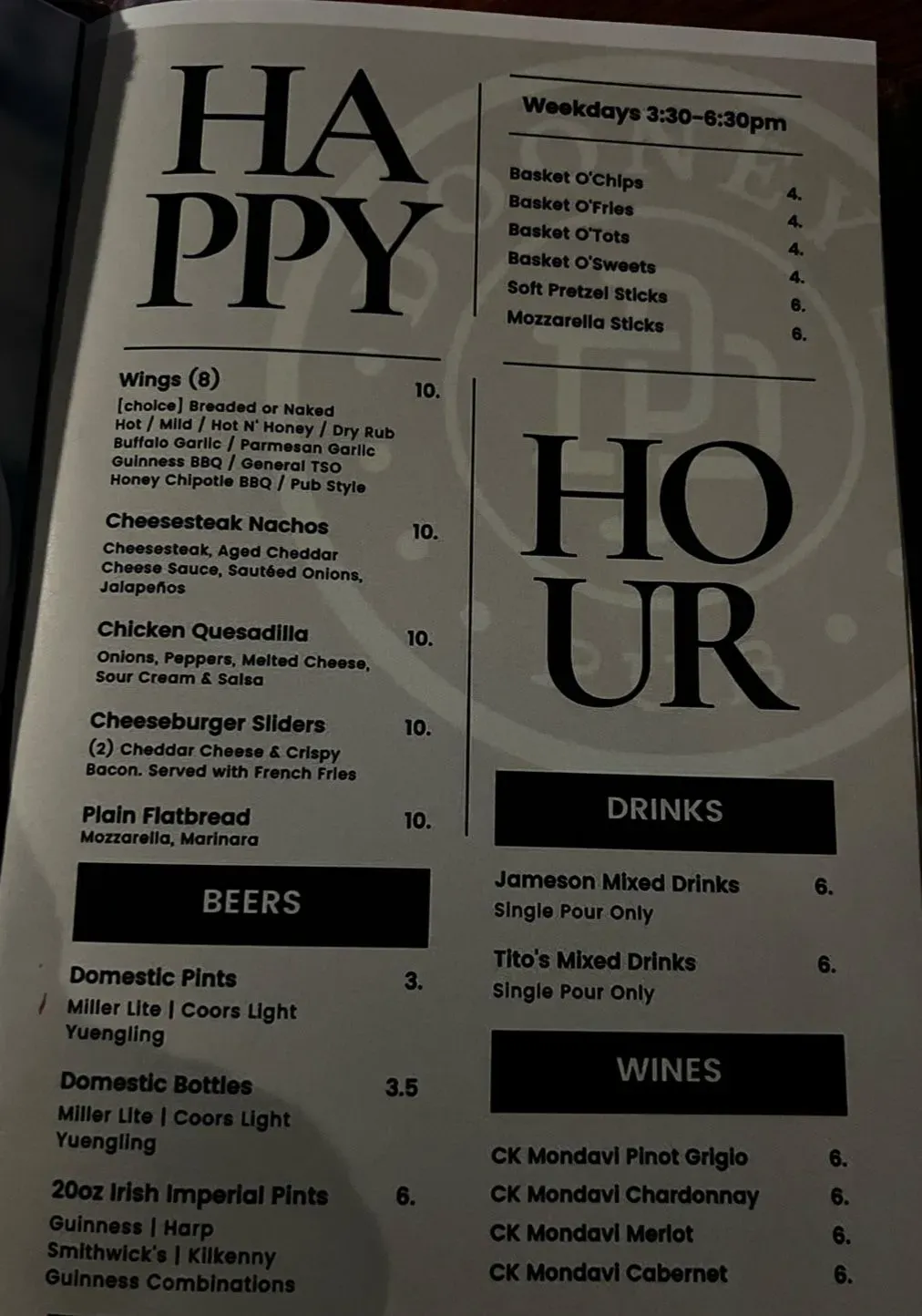 Menu 5