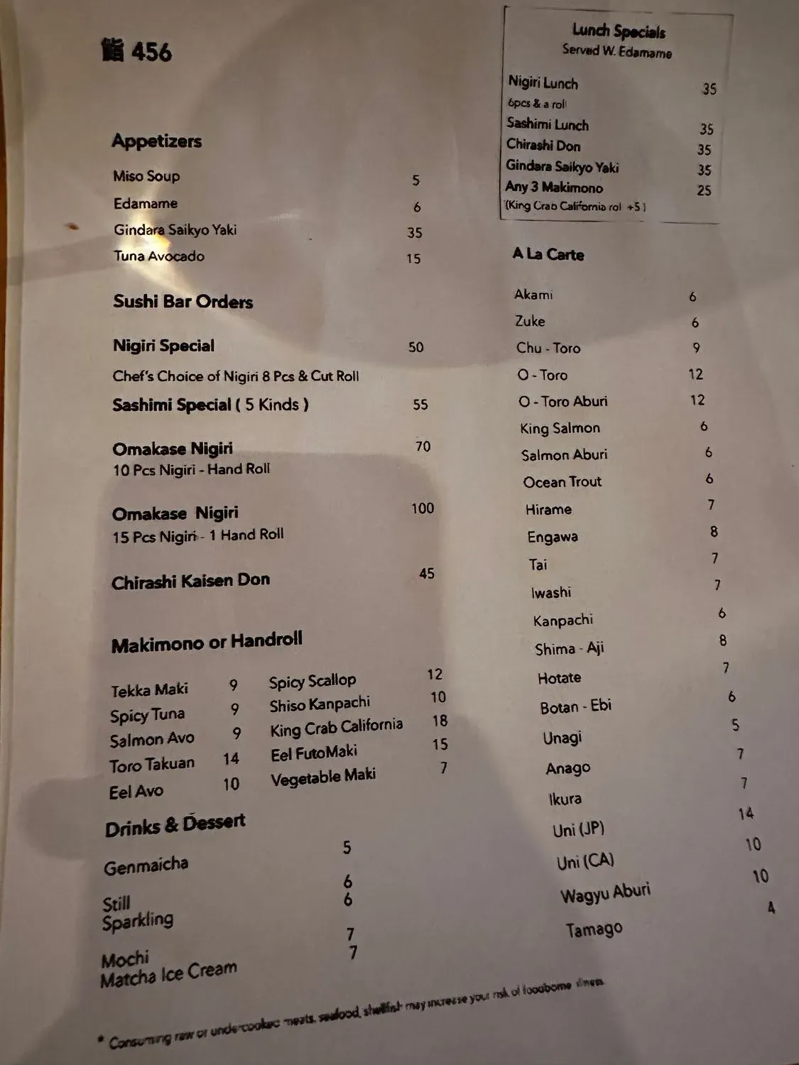 Menu 2