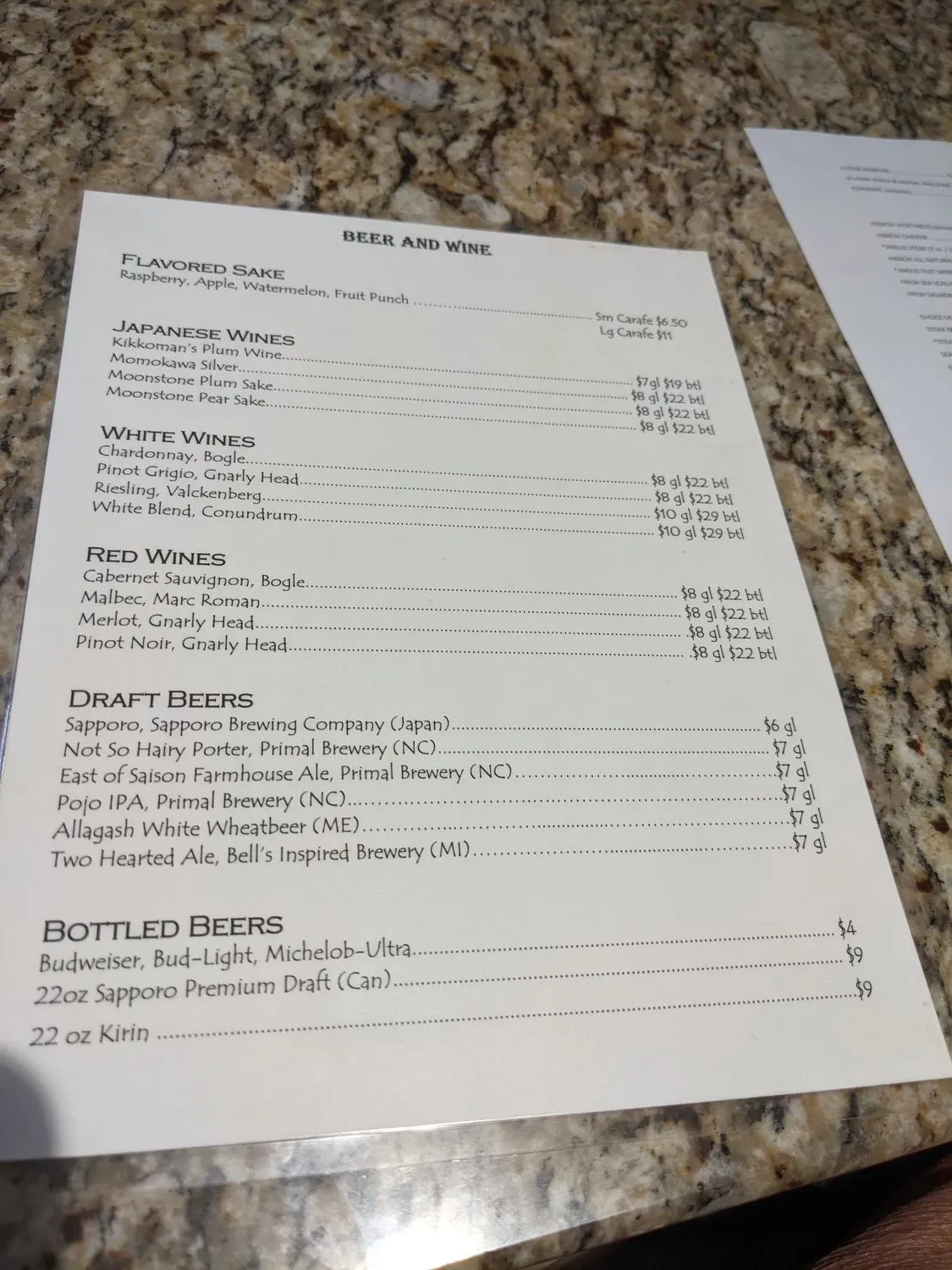 Menu 4