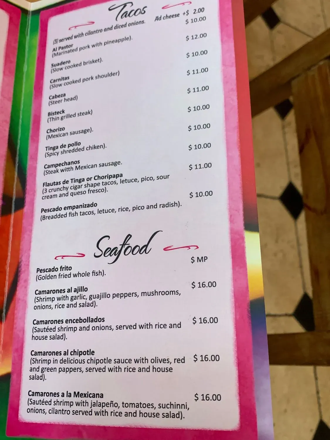 Menu 4