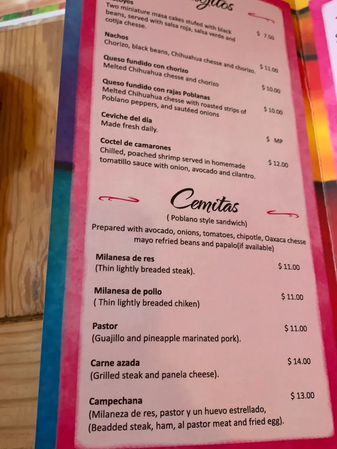 Menu 5