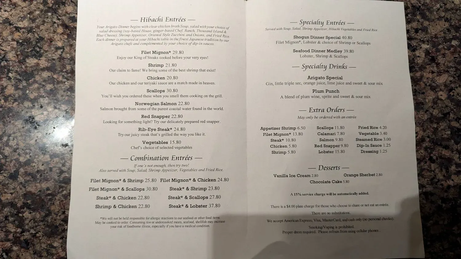 Menu 2