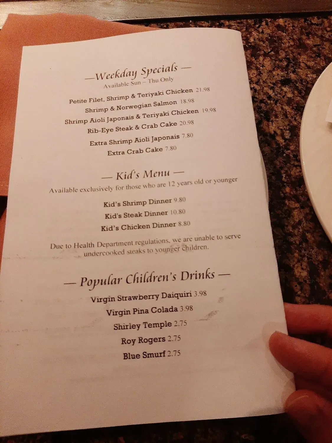 Menu 3