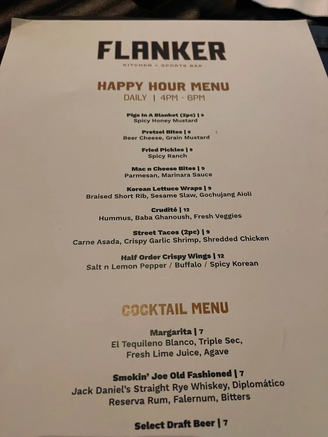 Menu 6