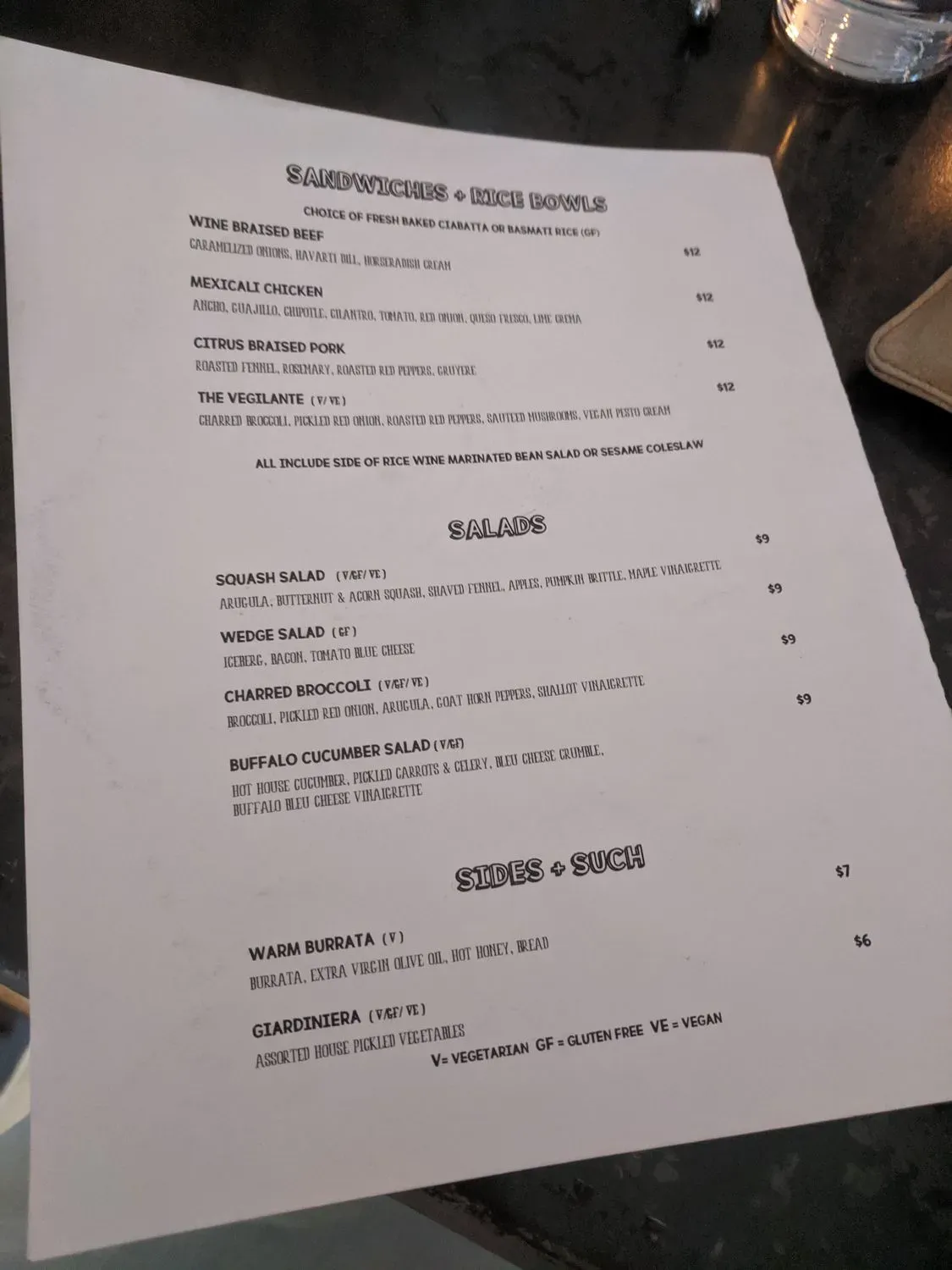 Menu 2