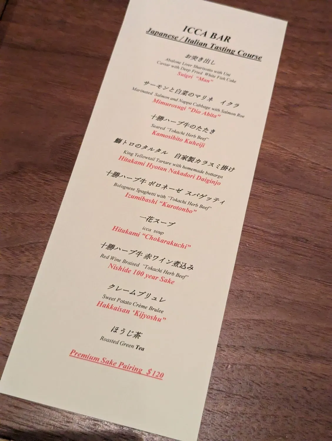 Menu 5