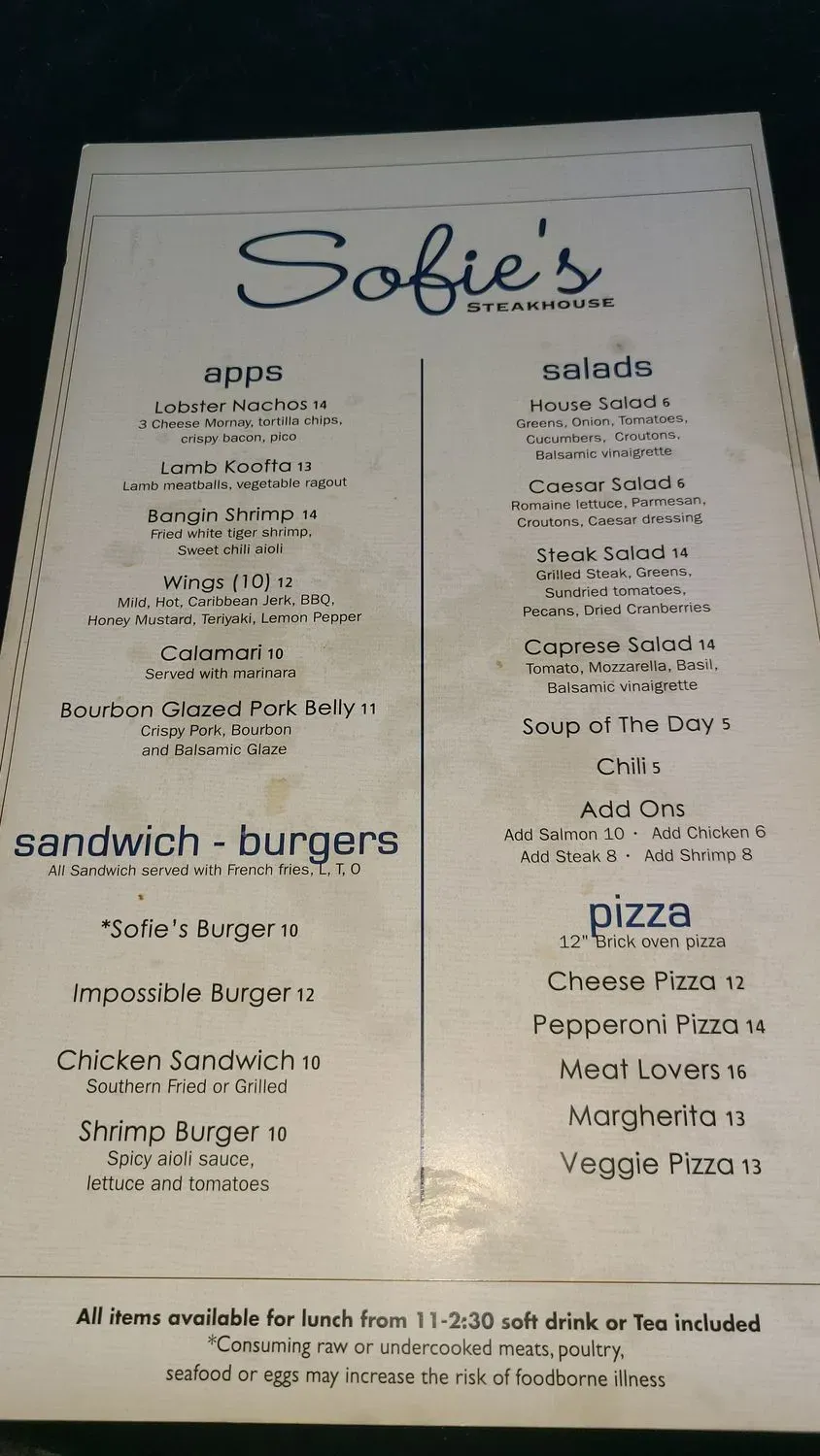 Menu 4