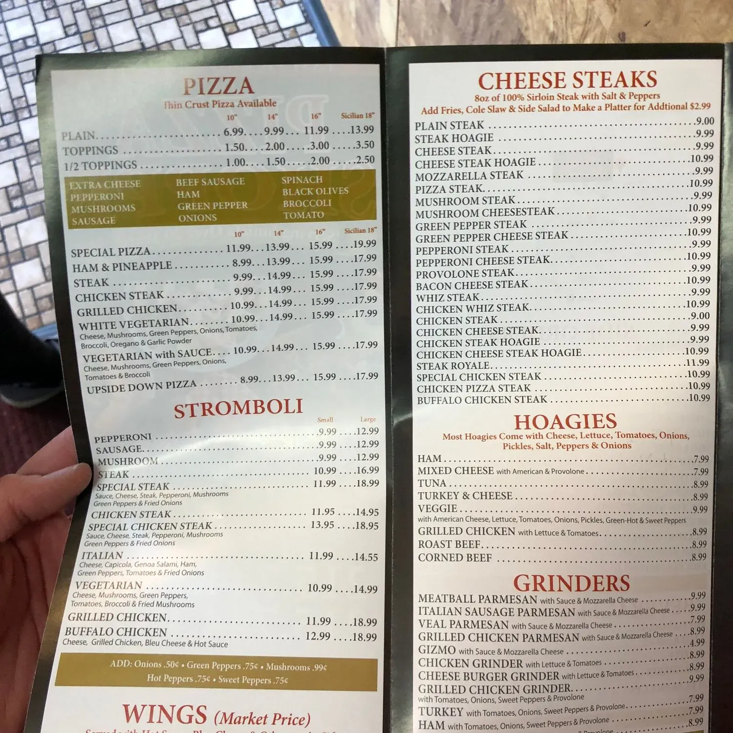 Menu 2