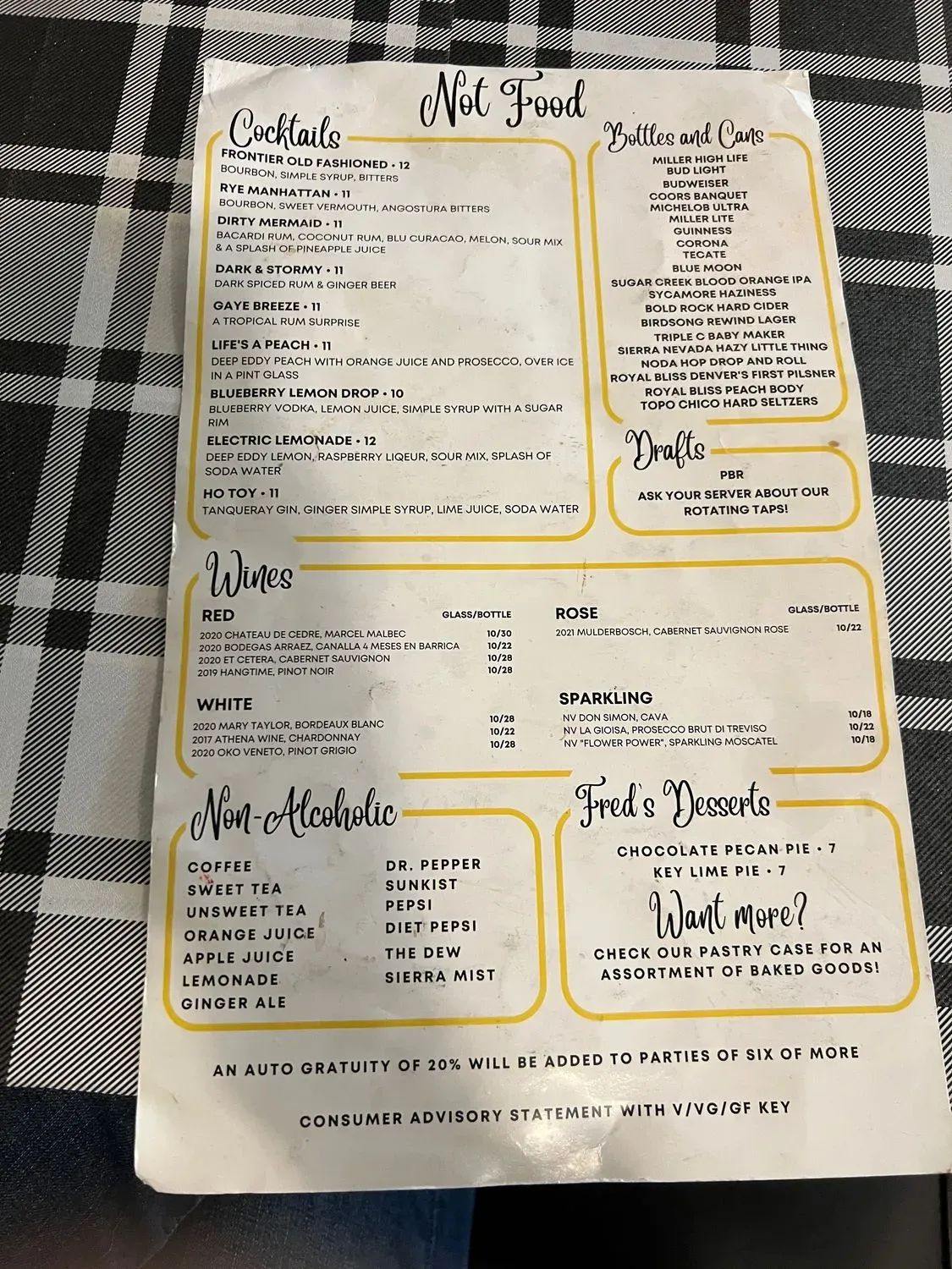 Menu 5