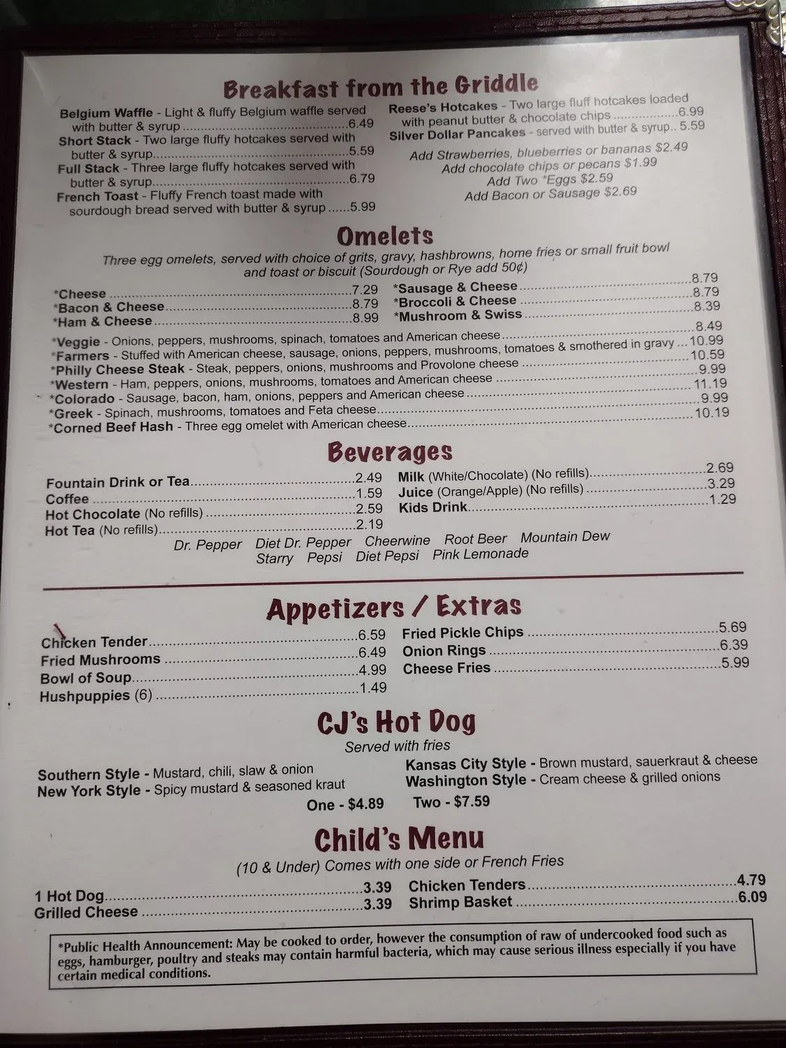 Menu 3