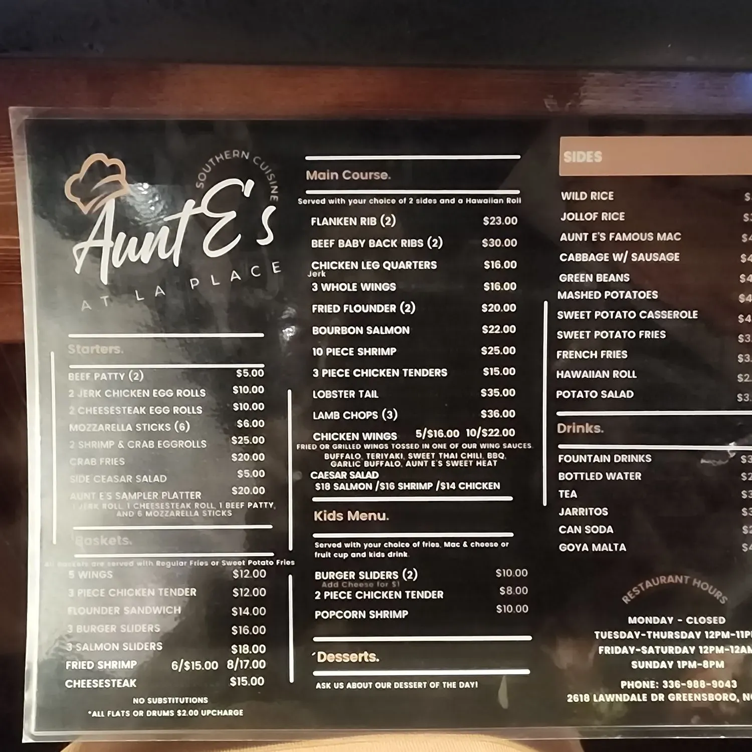 Menu 3