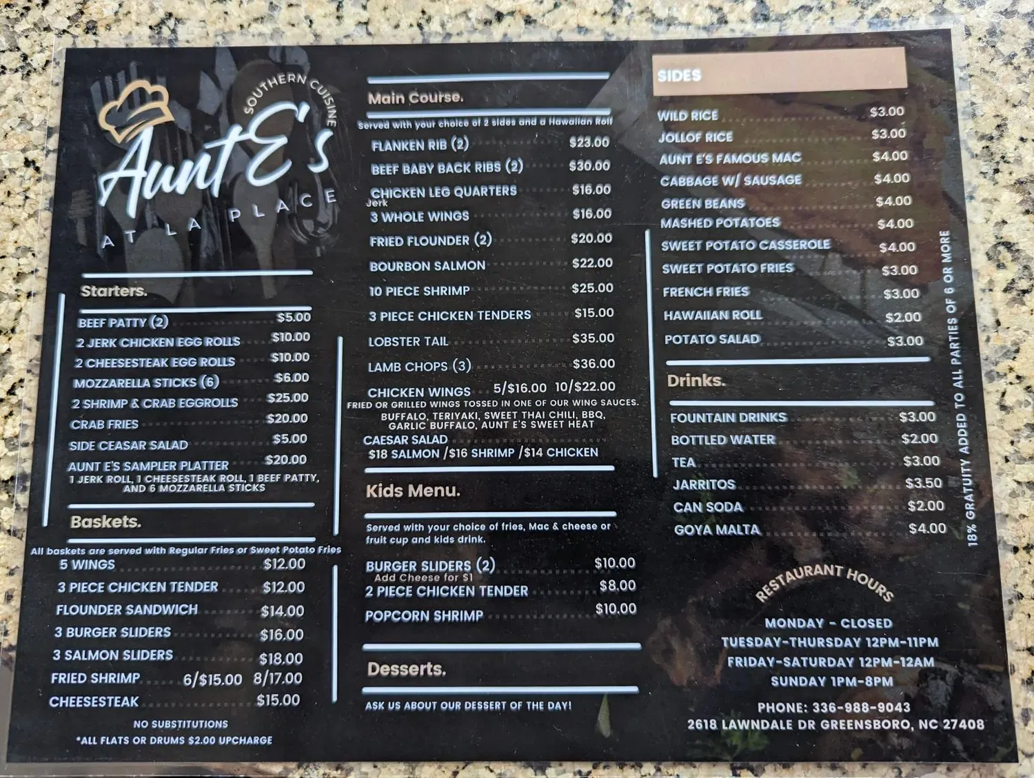 Menu 4