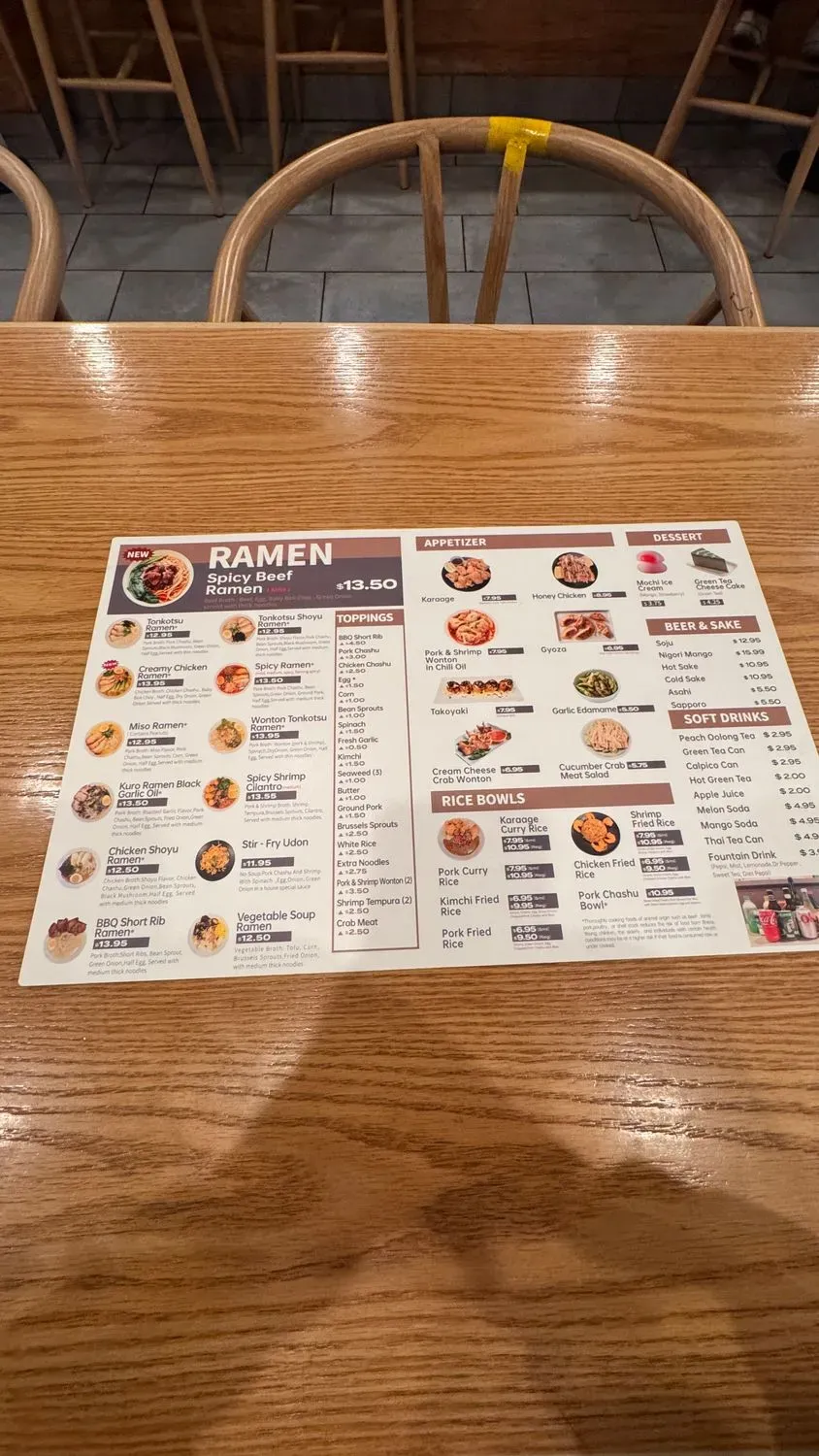 Menu 6