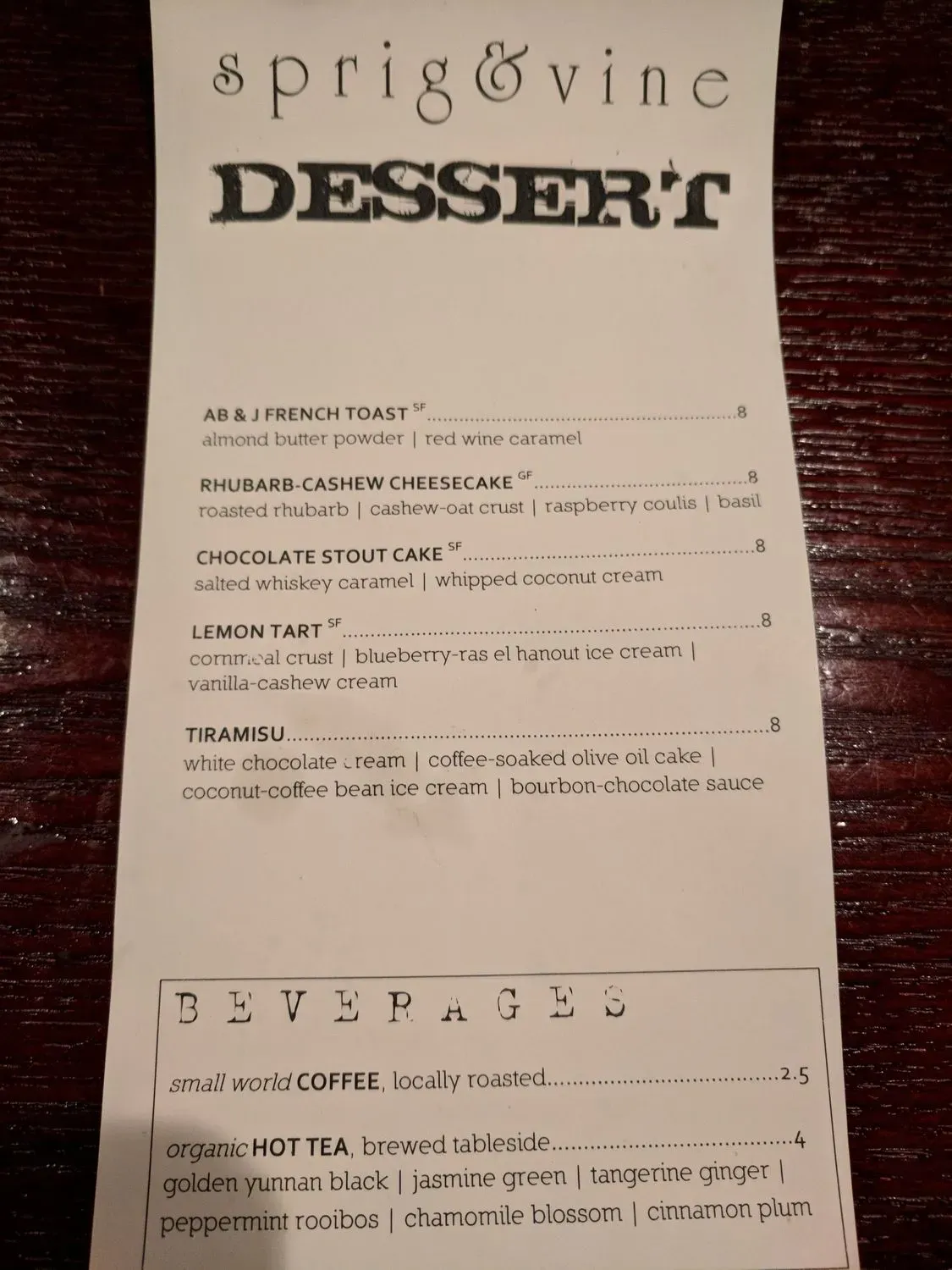 Menu 5