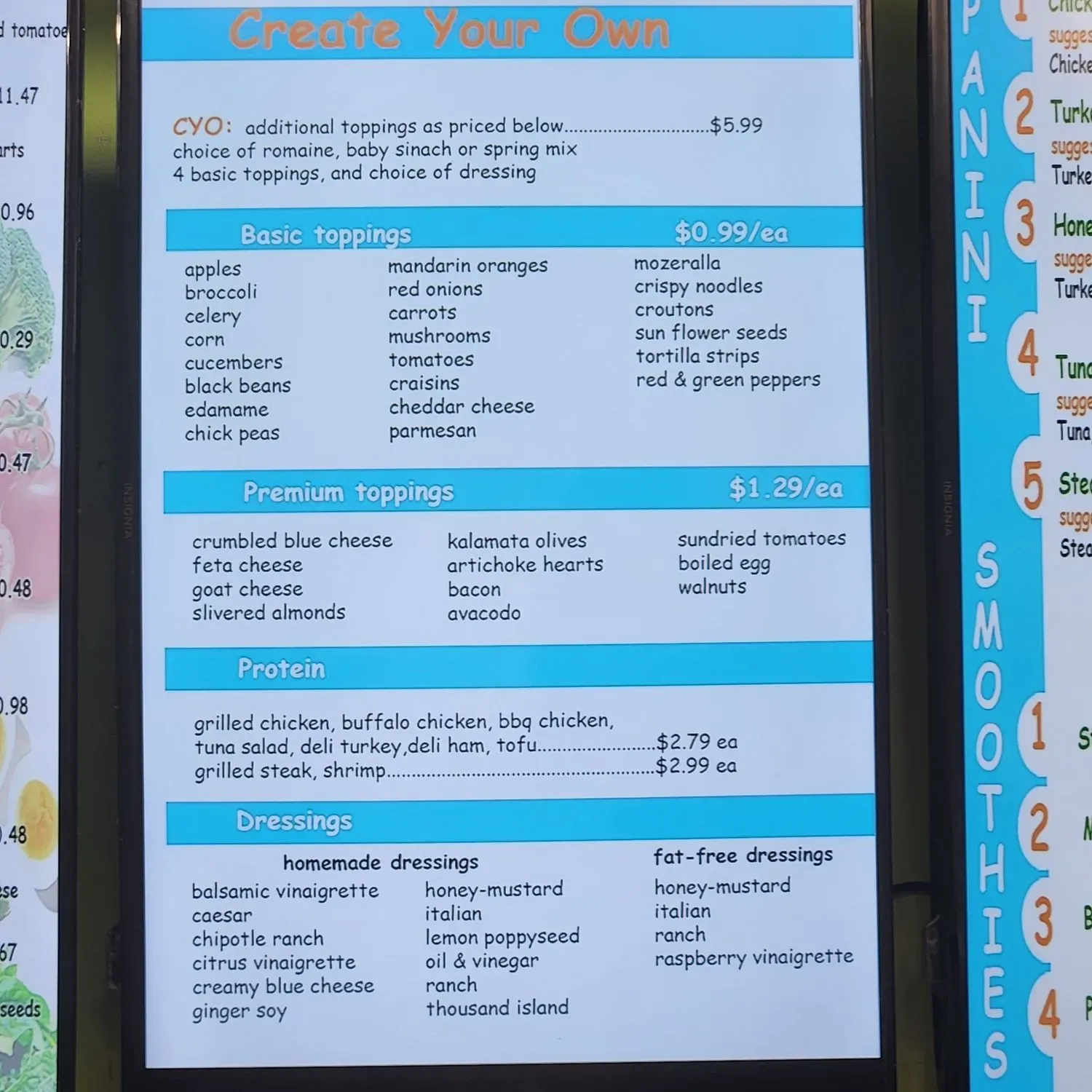 Menu 3