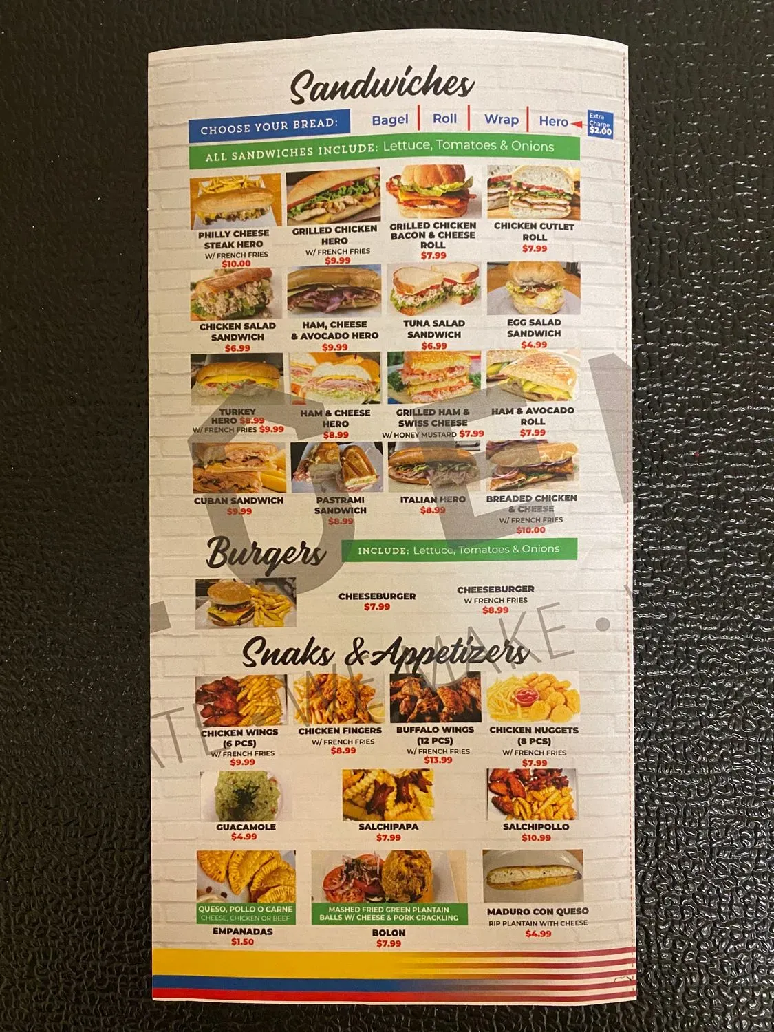 Menu 3