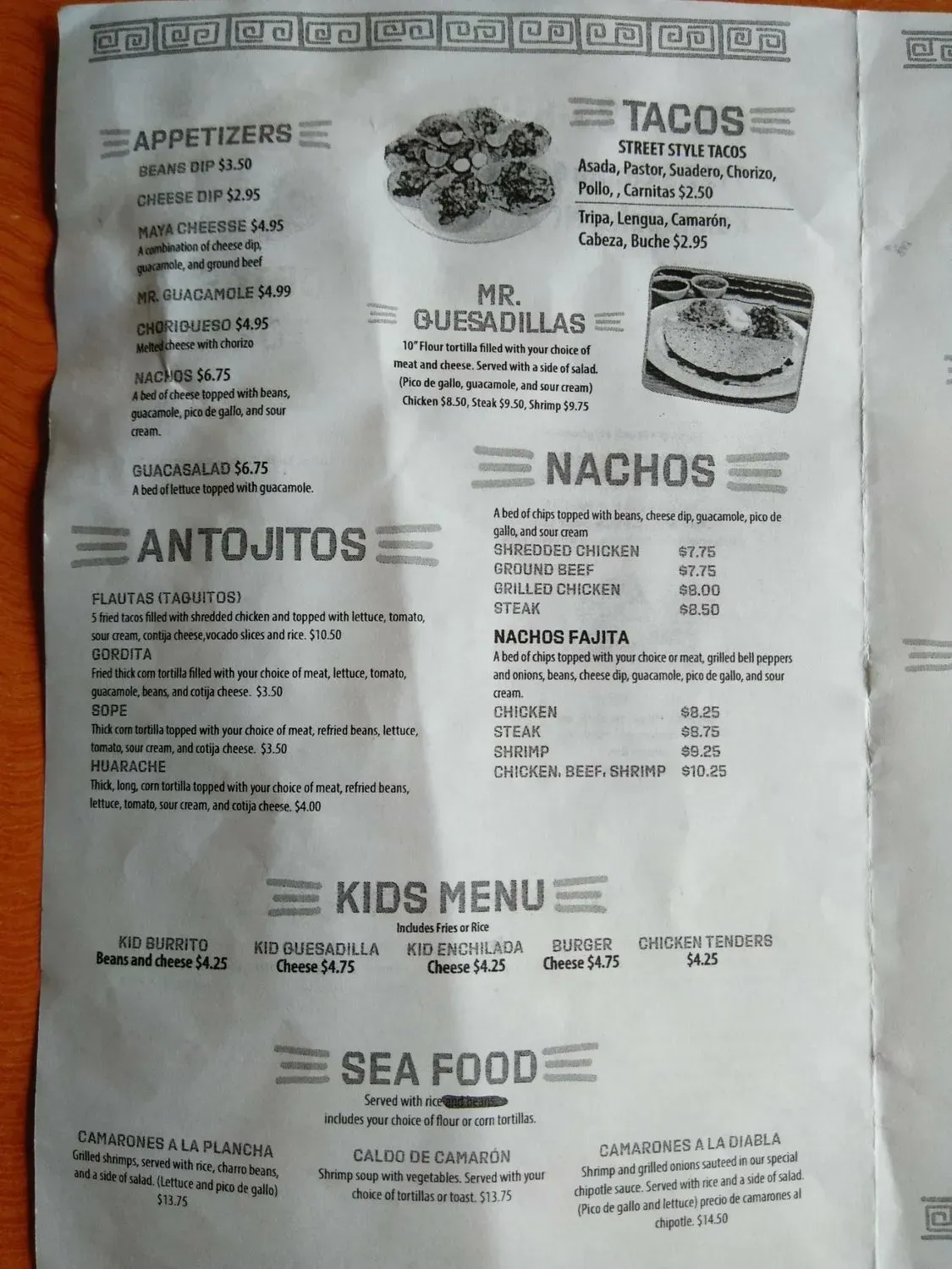 Menu 5