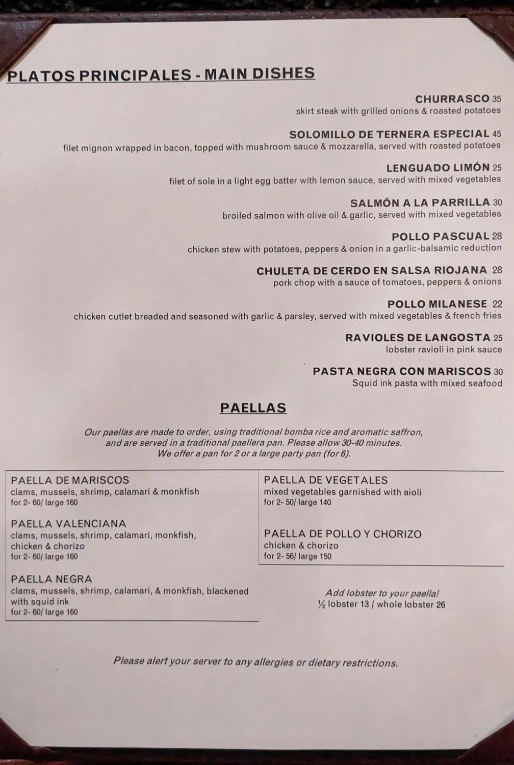 Menu 4