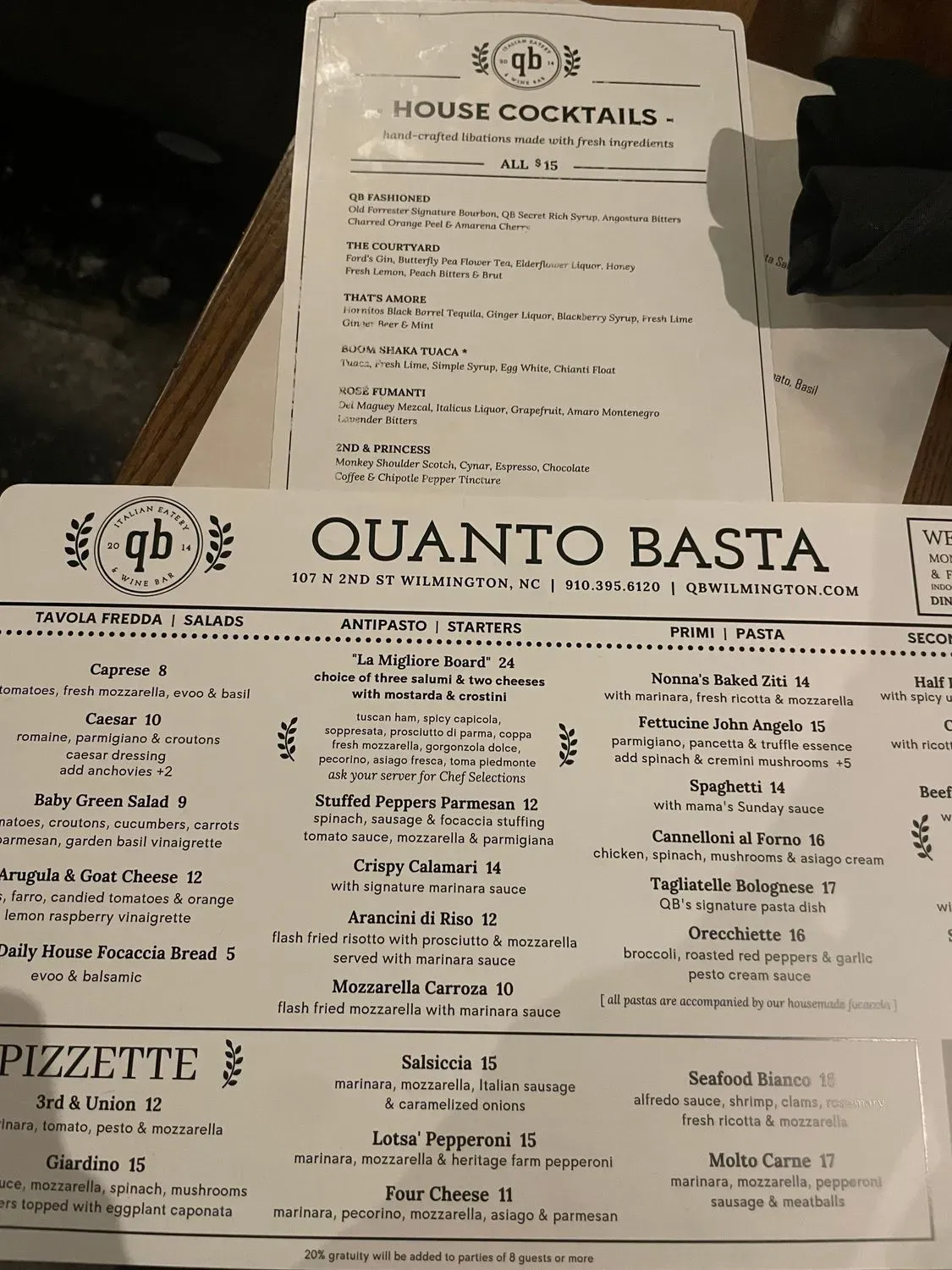 Menu 6