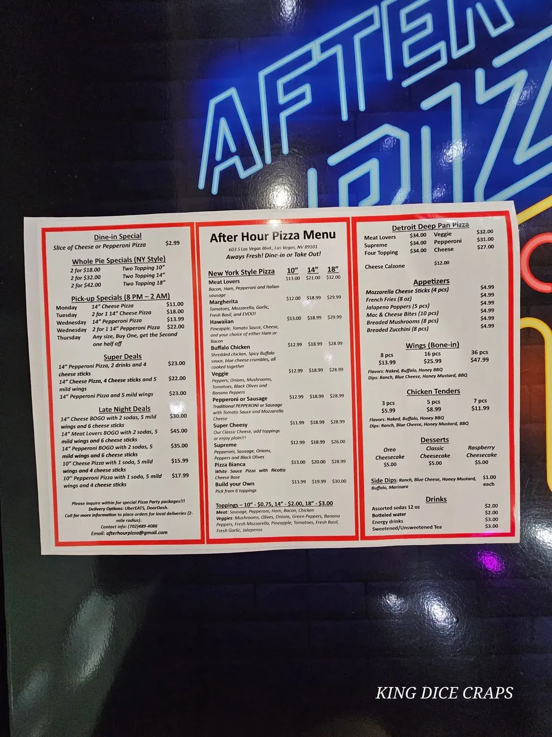 Menu 2